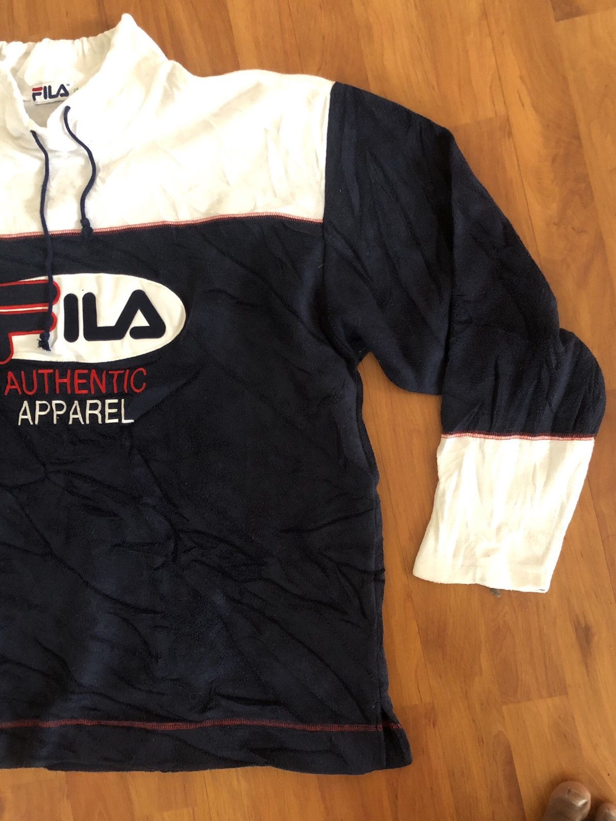 Fila × Japanese Brand × Reebok FILA SWEATSHIRT Big LOGO embroidery size XL Size US XL / EU 56 / 4 - 4 Thumbnail