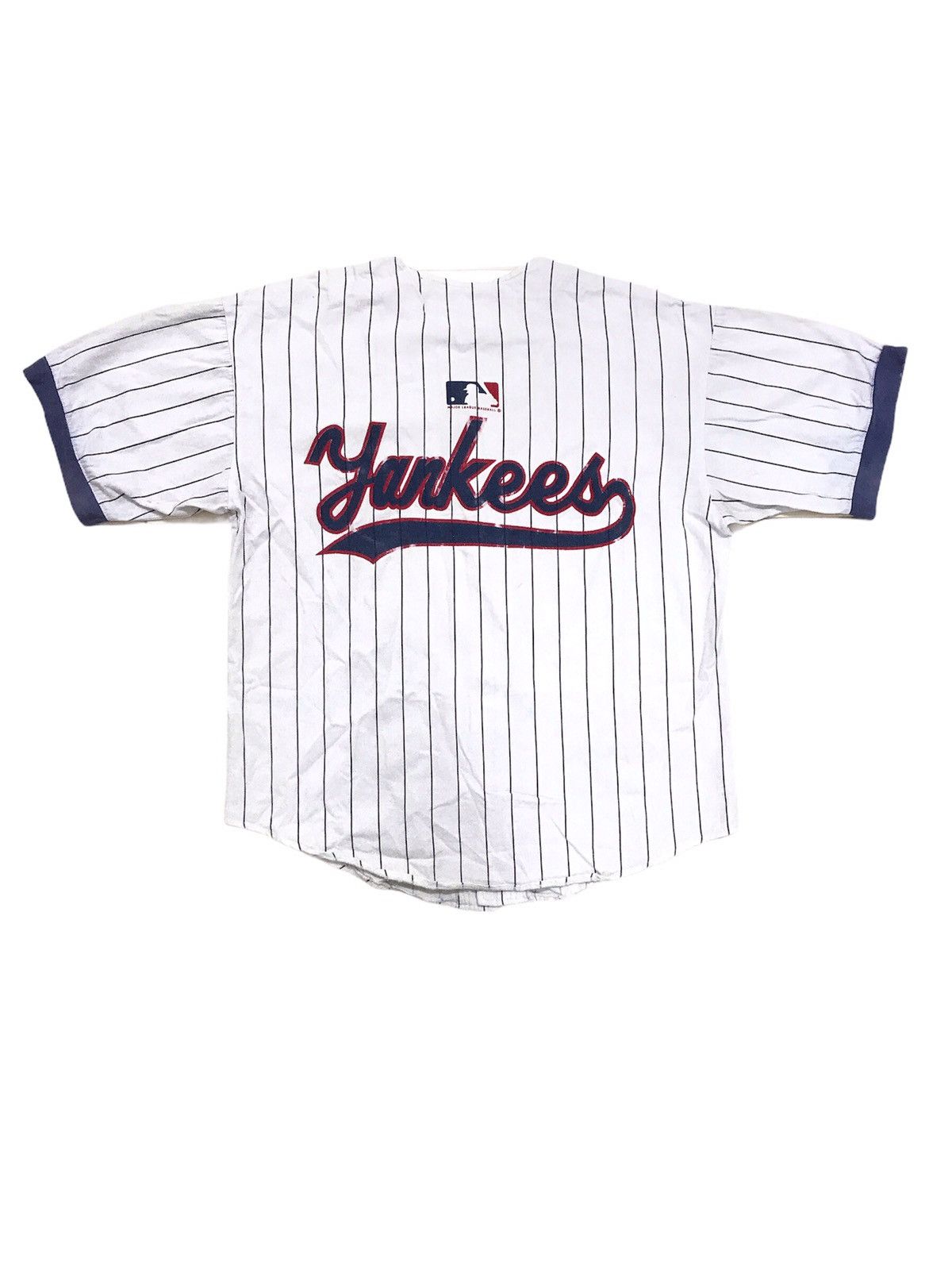 MLB × New York Yankees Vintage New York Yankees Jersey MLB Baseball Streetwear Size US L / EU 52-54 / 3 - 3 Thumbnail