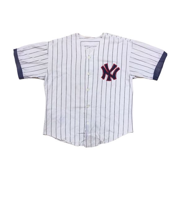 MLB New York Yankees jersey, vintage baseball t-shirt, 90s hip hop mens  size XL