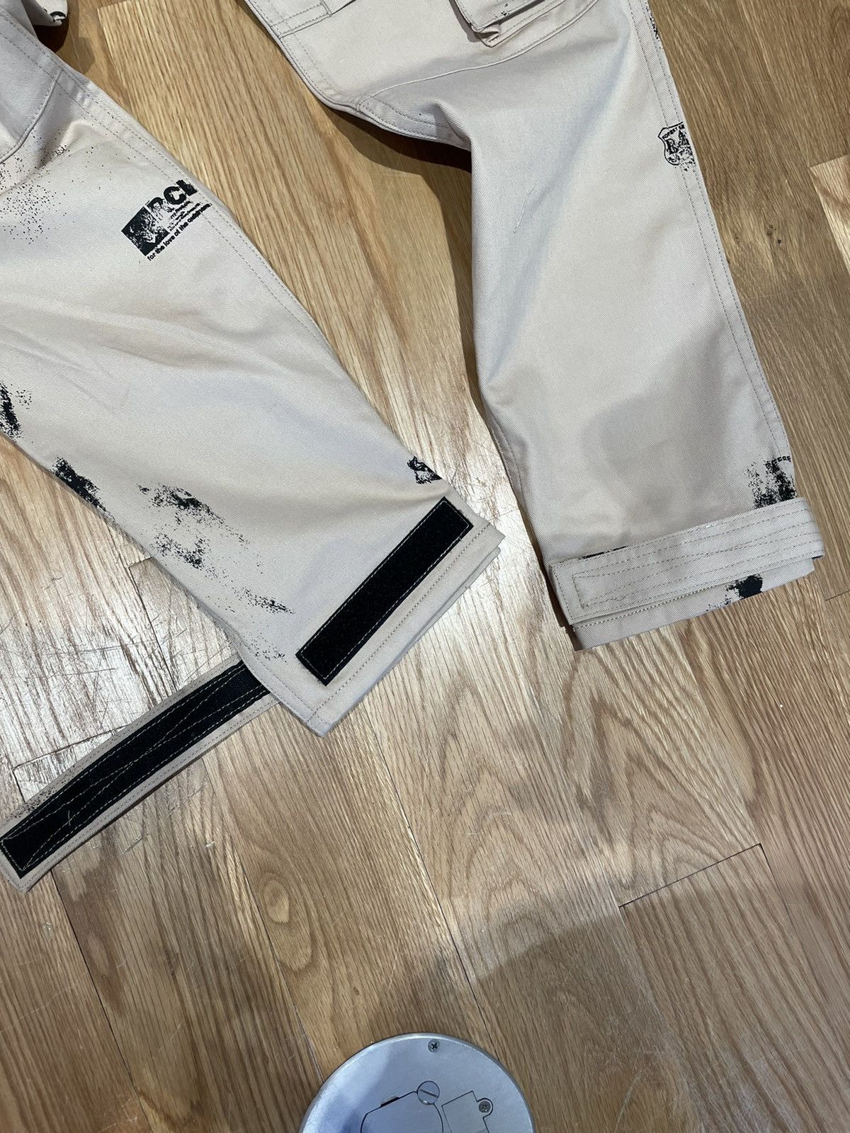 Reese Cooper Stamp Print Cotton Canvas Cargo Trouser Size US 28 / EU 44 - 3 Thumbnail