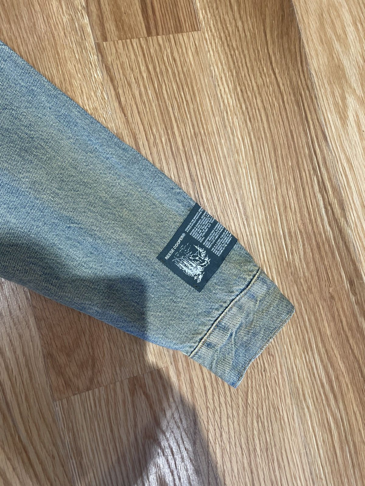 Reese Cooper Washed Denim Jacket Size US S / EU 44-46 / 1 - 2 Thumbnail
