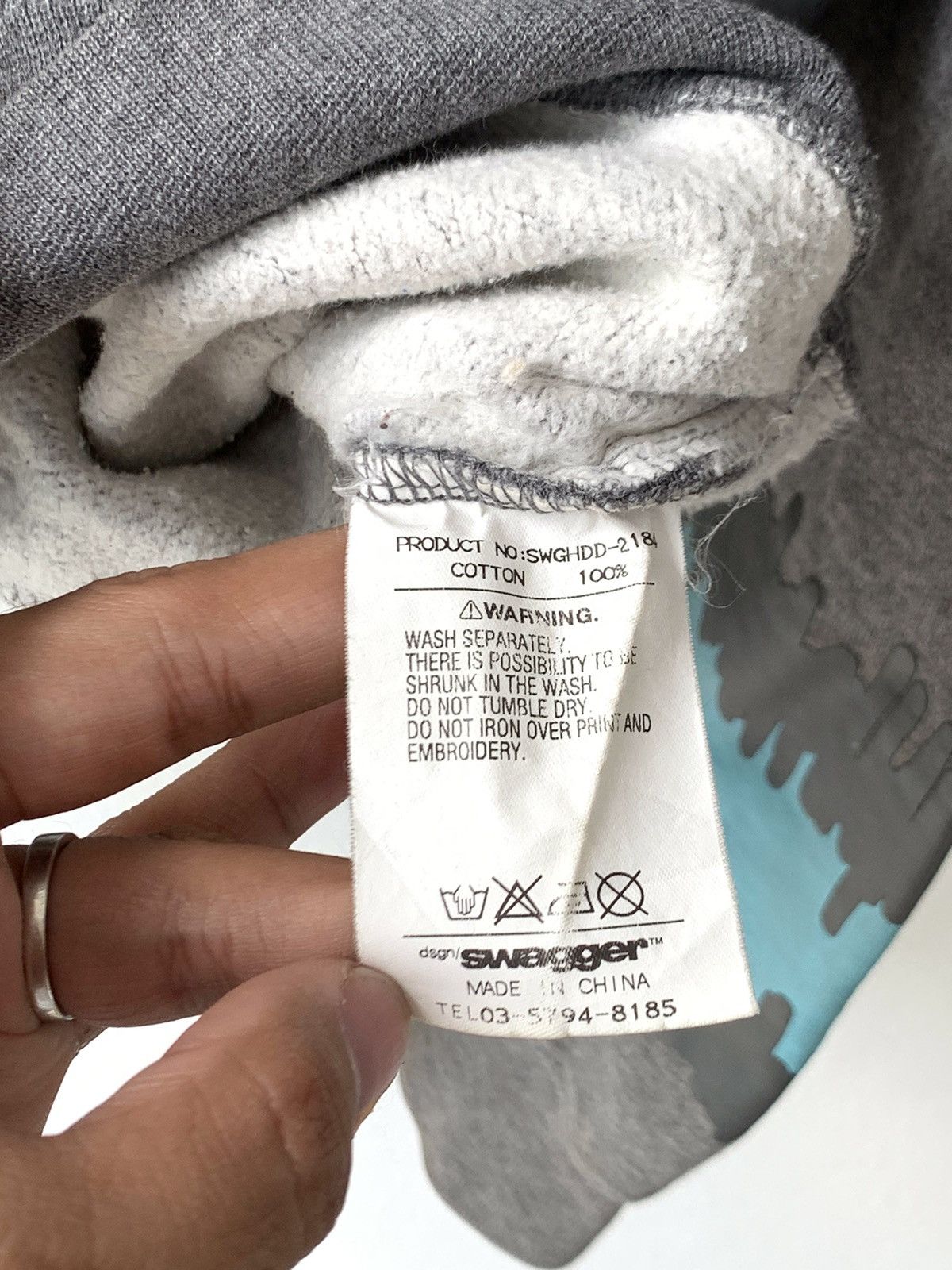 Japanese Brand AW2002 Swagger Frequency Design Zip Ups Hoodies Size US S / EU 44-46 / 1 - 11 Thumbnail