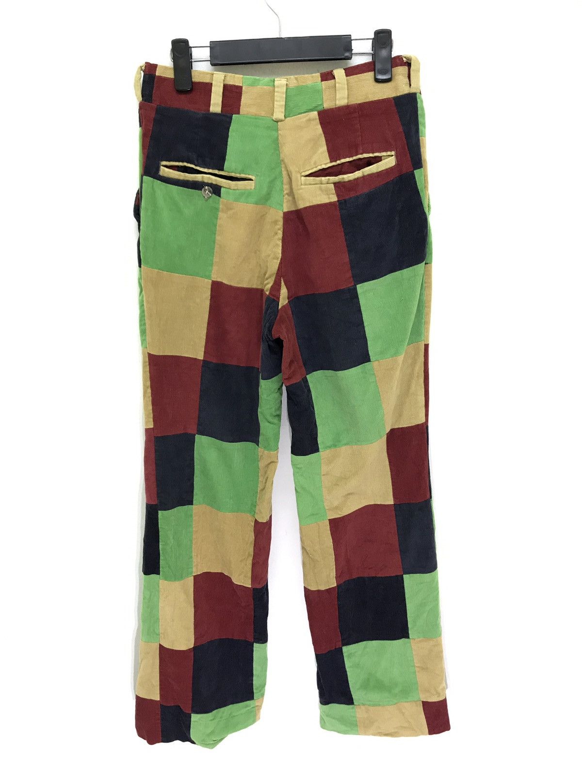 Japanese Brand Mullin’s Wilminton Corduroy Multi Colour Patchwork Regular Size US 29 - 5 Thumbnail