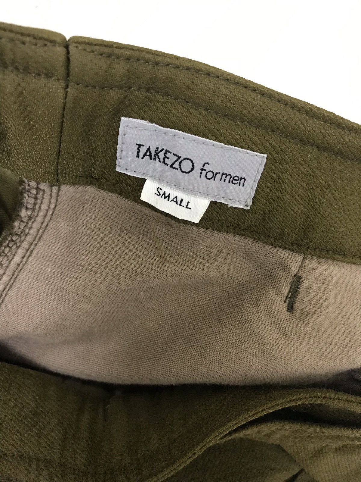 Japanese Brand Takezo For Men Assymetric Pant Tapered Nylon Blended Size US 27 - 7 Thumbnail