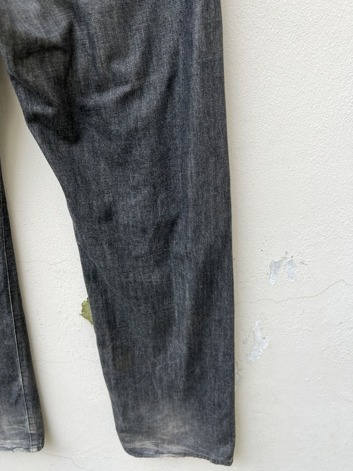 Futura VTG Futura Laboratories Dirty Sun Fade Denim Selvedge Jeans Size US 34 / EU 50 - 21 Thumbnail