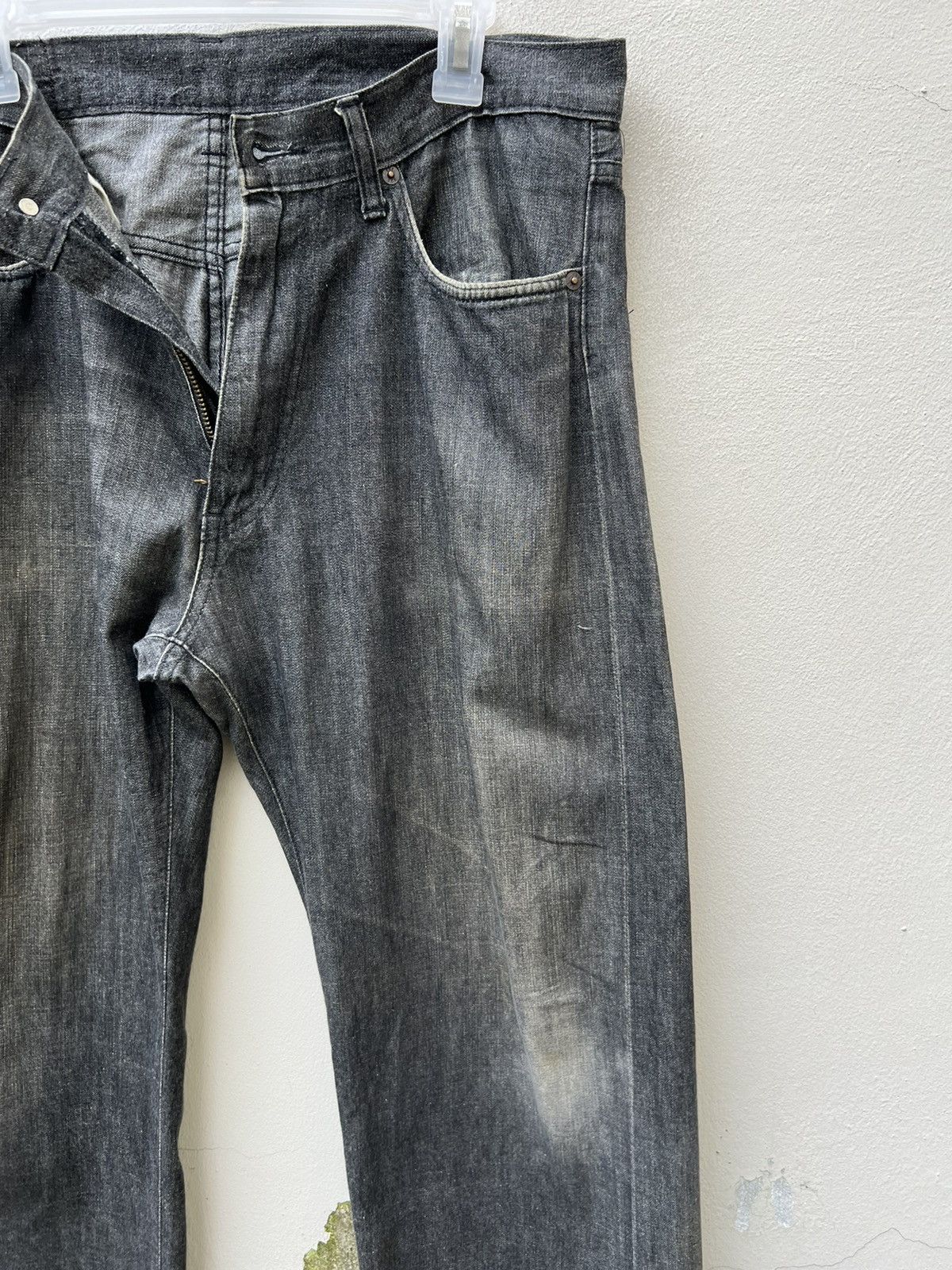 Futura VTG Futura Laboratories Dirty Sun Fade Denim Selvedge Jeans Size US 34 / EU 50 - 12 Thumbnail
