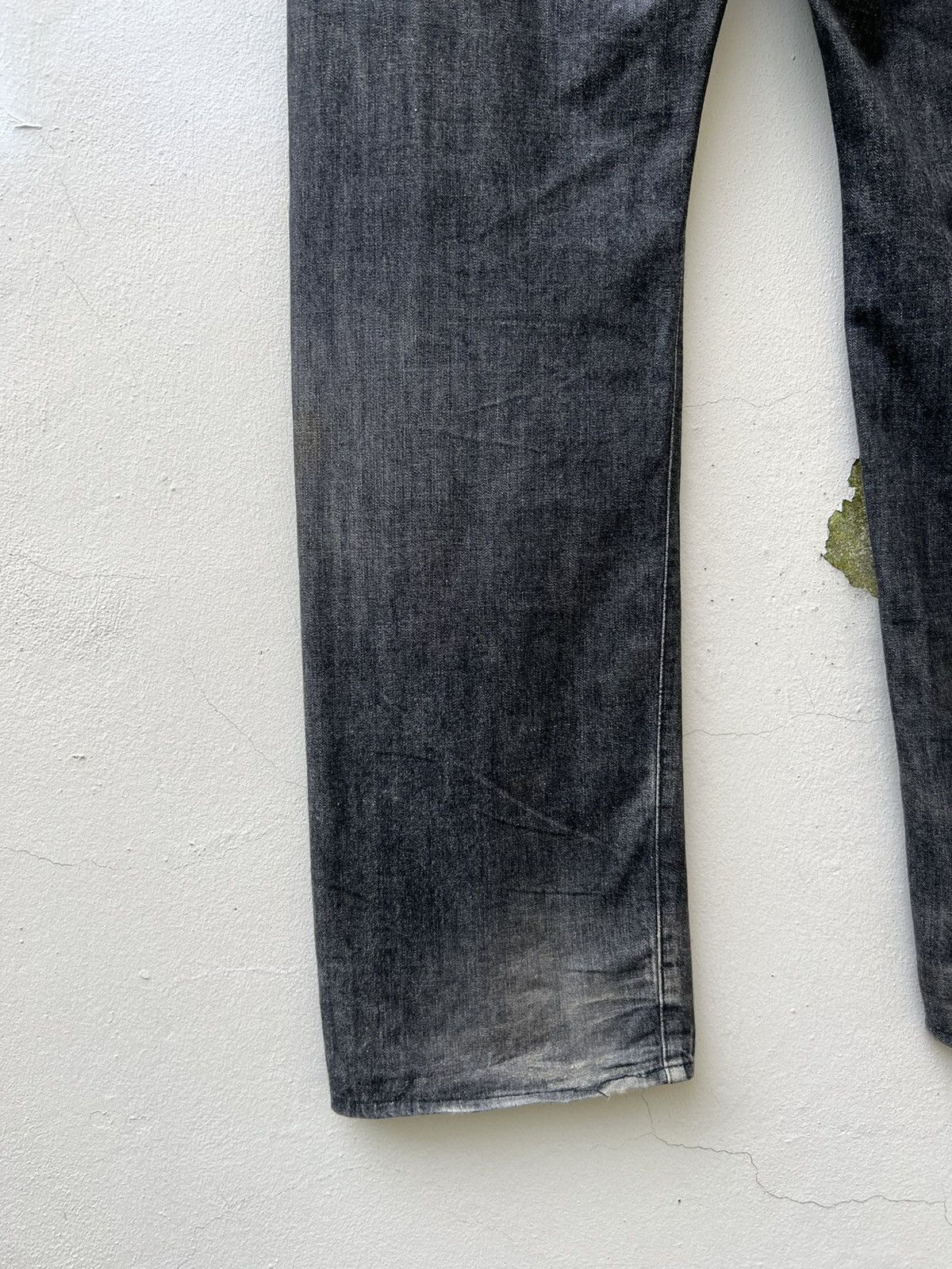 Futura VTG Futura Laboratories Dirty Sun Fade Denim Selvedge Jeans Size US 34 / EU 50 - 17 Thumbnail