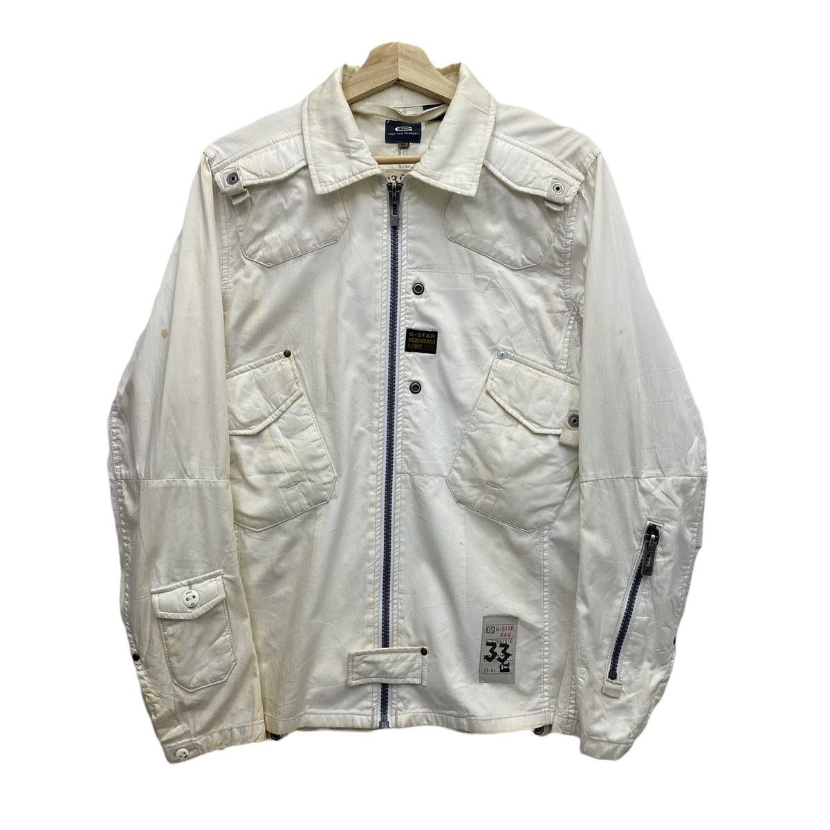 G-Star 🔥G STAR RAW TACTICAL BIKER MOTORCYCLE JACKET COTTON Size US M / EU 48-50 / 2 - 4 Thumbnail