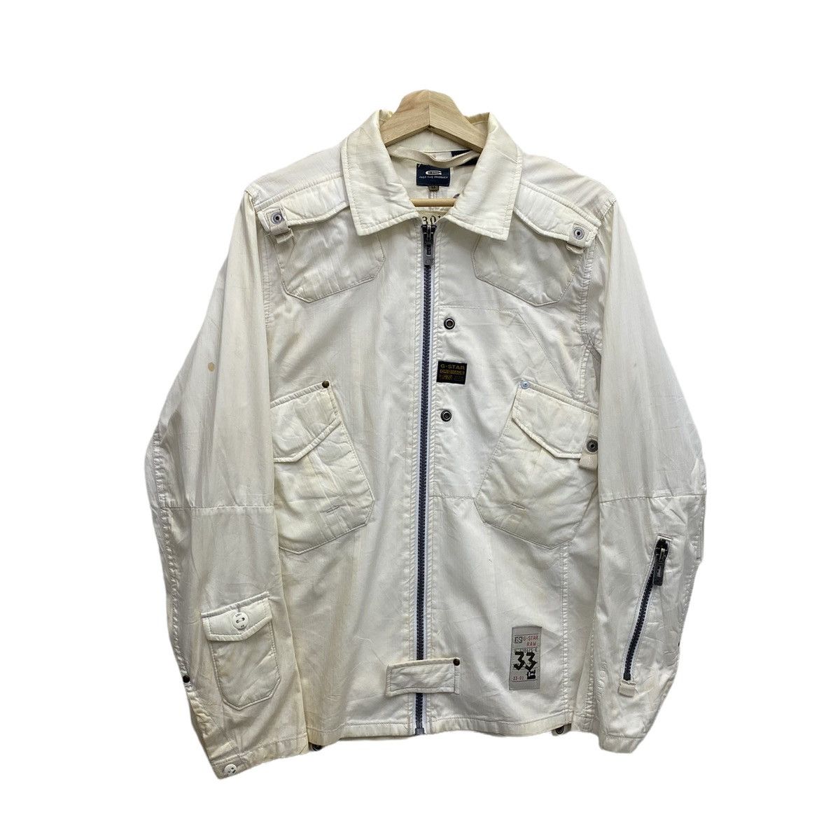 G-Star 🔥G STAR RAW TACTICAL BIKER MOTORCYCLE JACKET COTTON Size US M / EU 48-50 / 2 - 5 Thumbnail