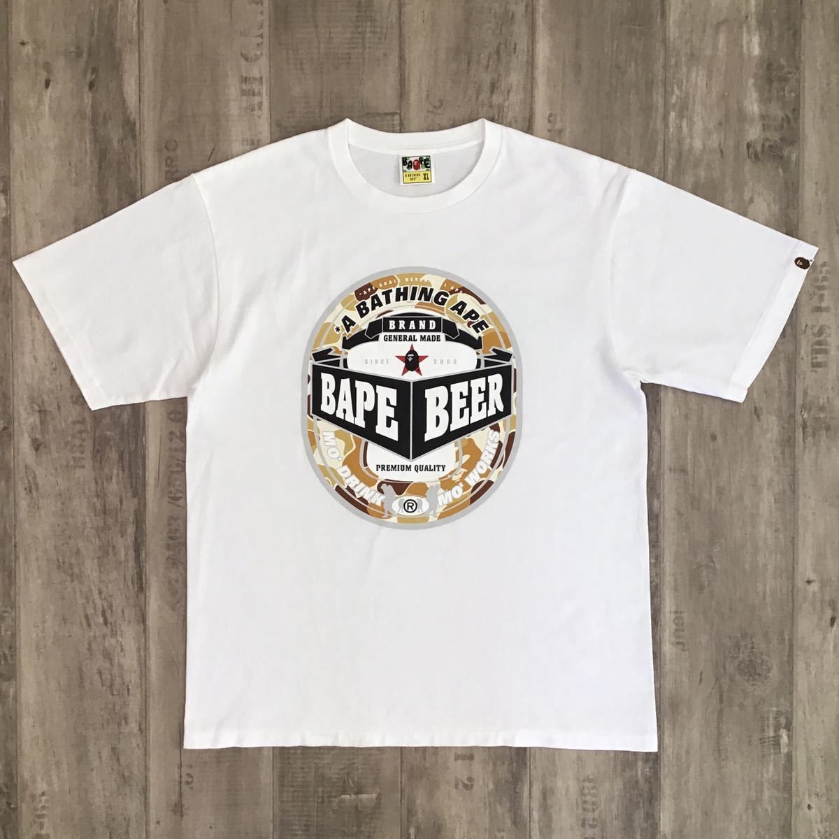 Pre-owned Bape Fno Limited  Beer T-shirt In White