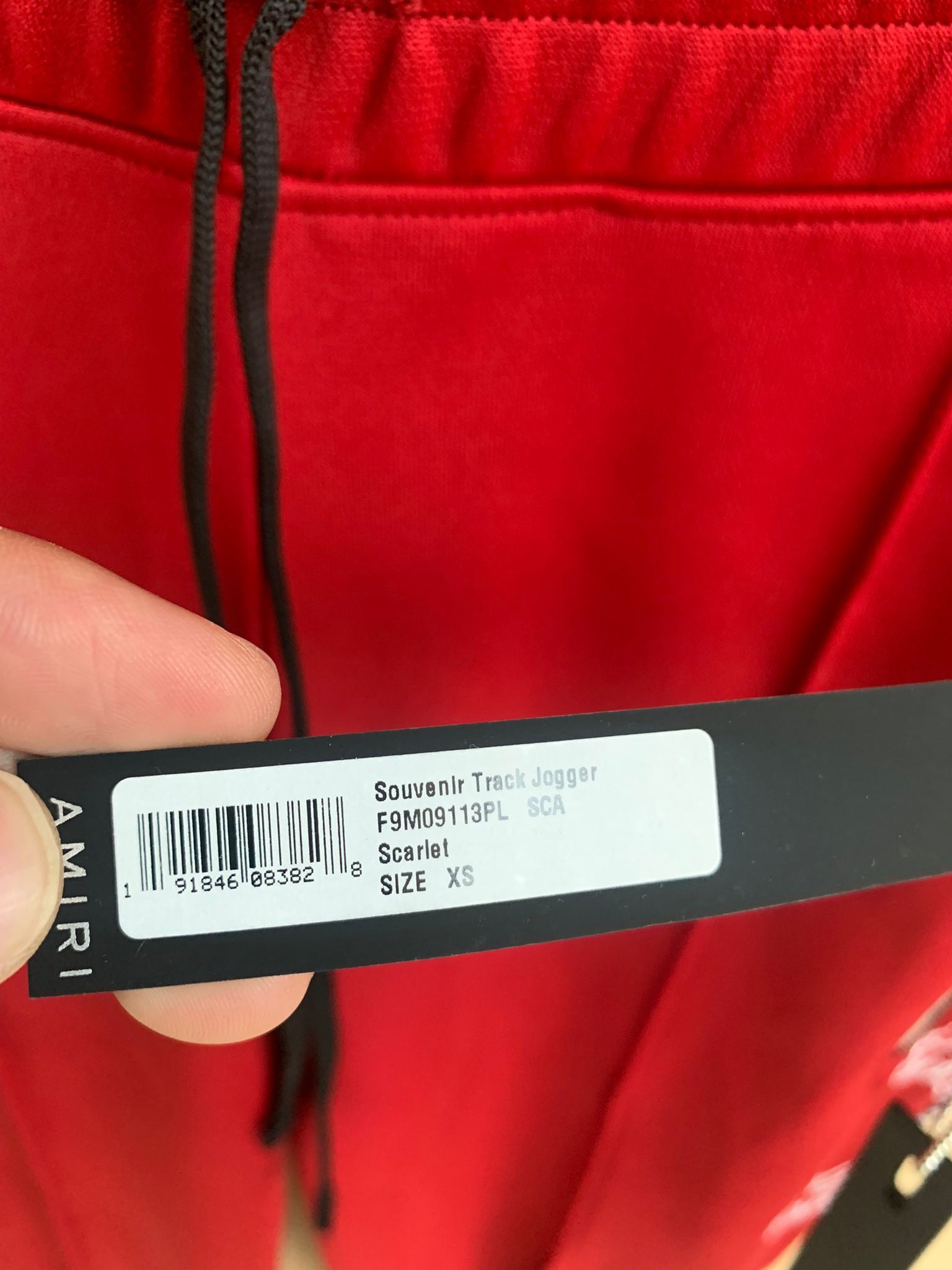 Souvenir Track Jogger in Scarlet