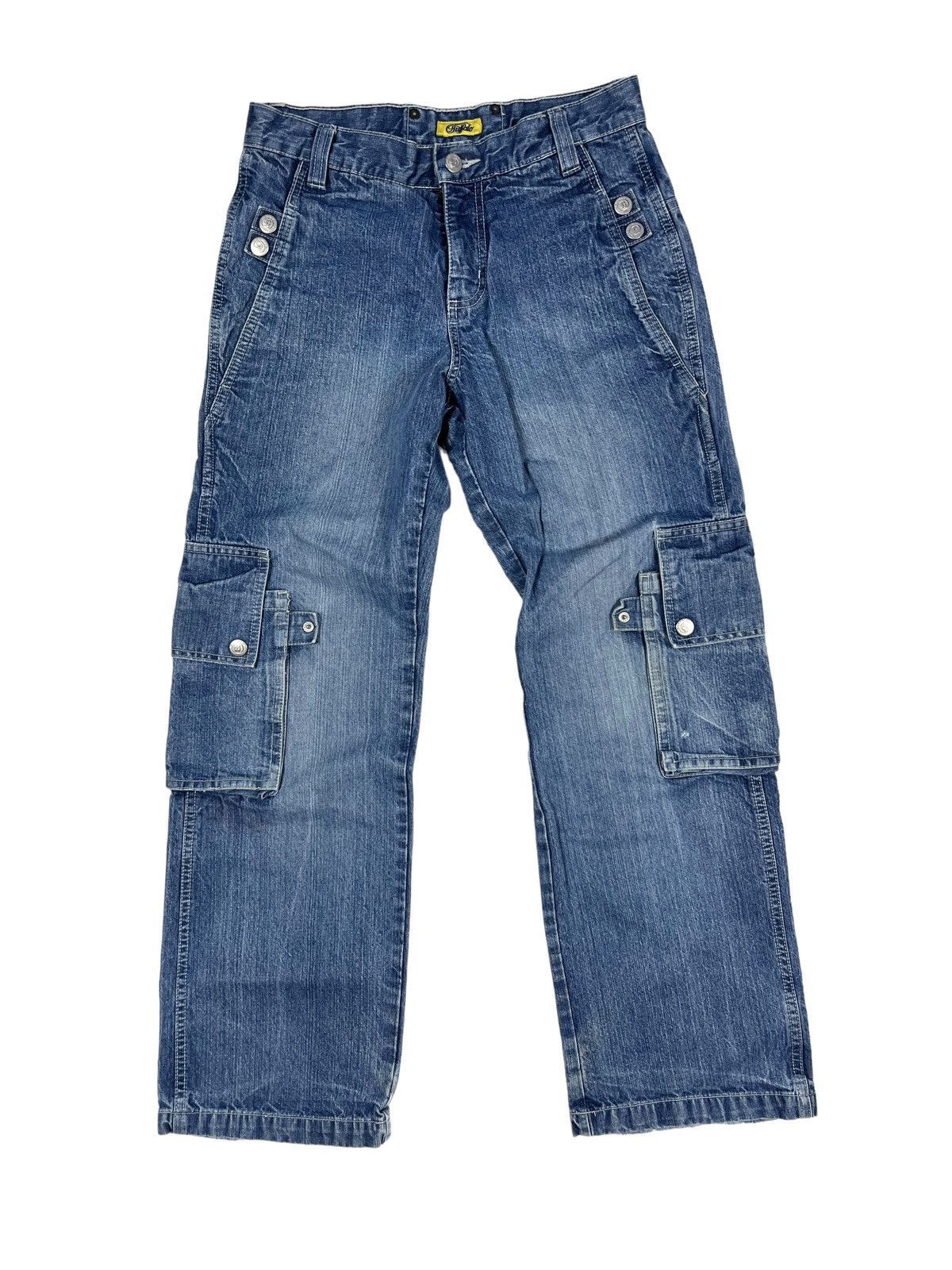 Buffalo London Vintage y2k Buffalo London Cargo Jeans rare Size 28" / US 6 / IT 42 - 2 Thumbnail