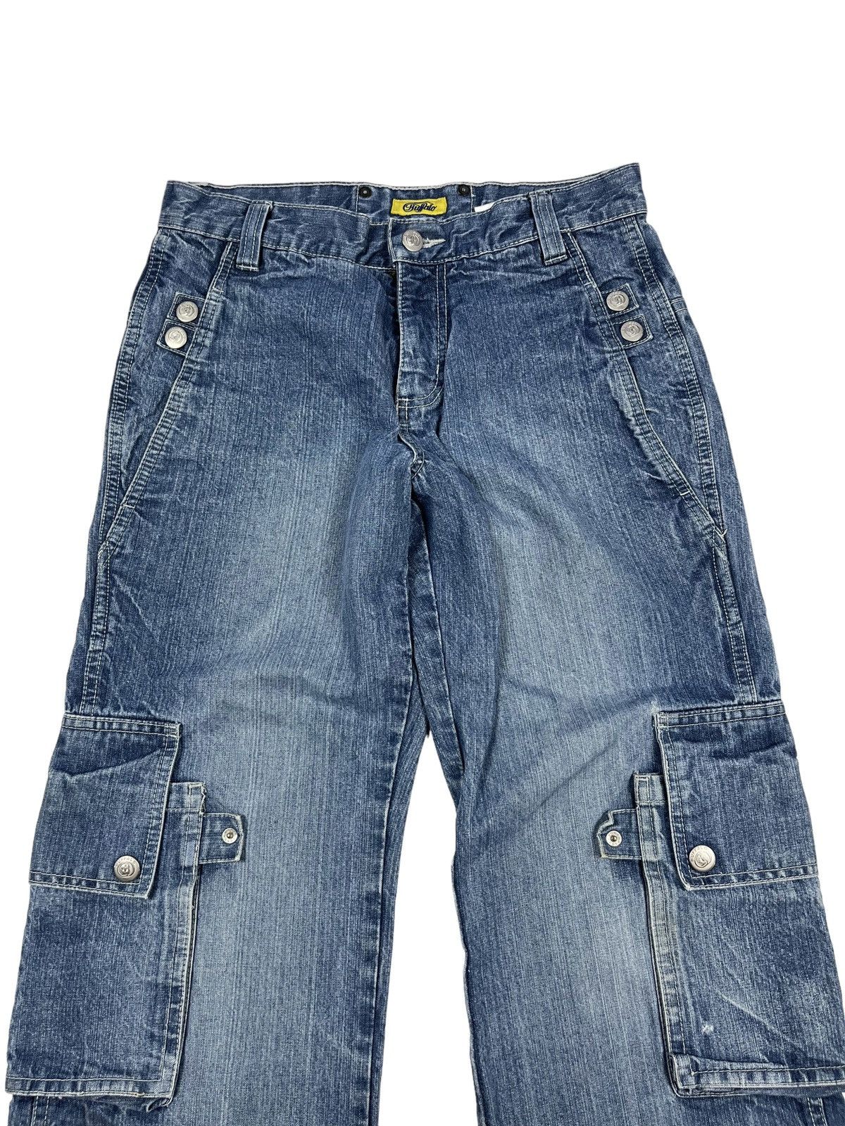 Buffalo London Vintage y2k Buffalo London Cargo Jeans rare Size 28" / US 6 / IT 42 - 5 Thumbnail