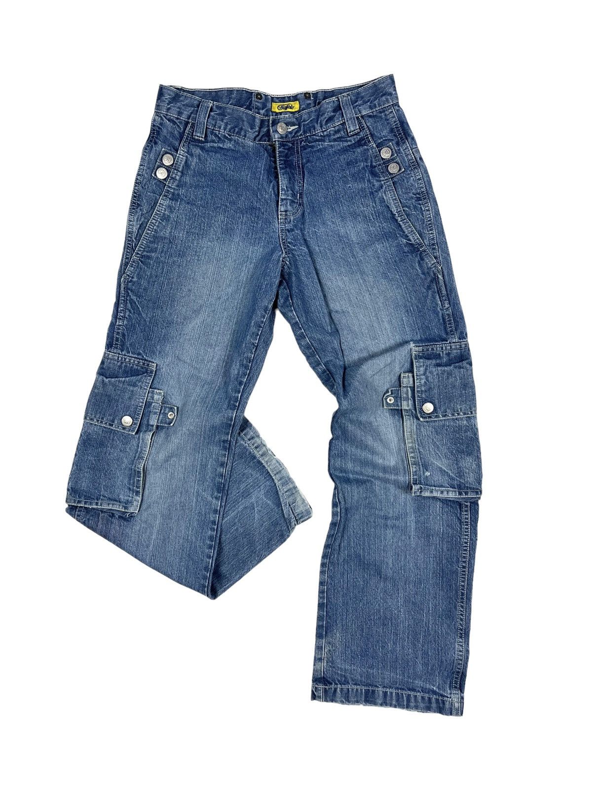 Buffalo London Vintage y2k Buffalo London Cargo Jeans rare Size 28" / US 6 / IT 42 - 3 Thumbnail