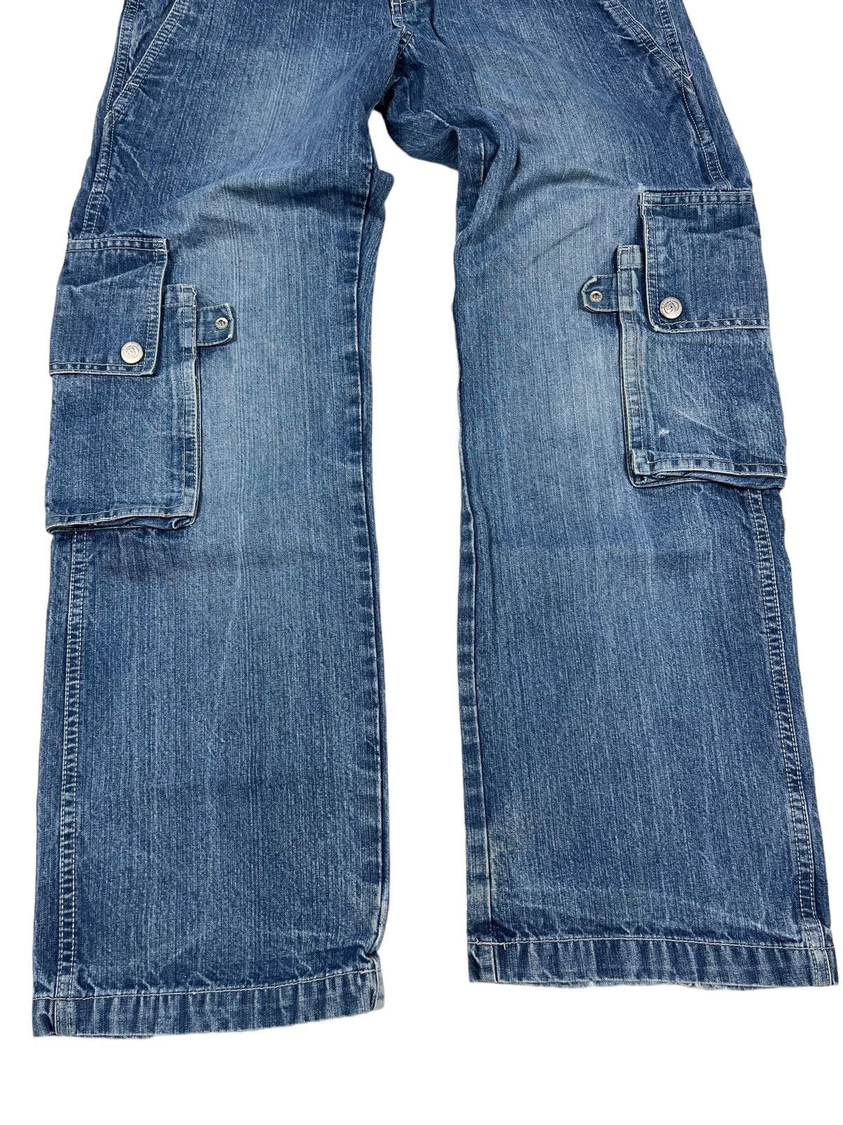 Buffalo London Vintage y2k Buffalo London Cargo Jeans rare Size 28" / US 6 / IT 42 - 4 Thumbnail