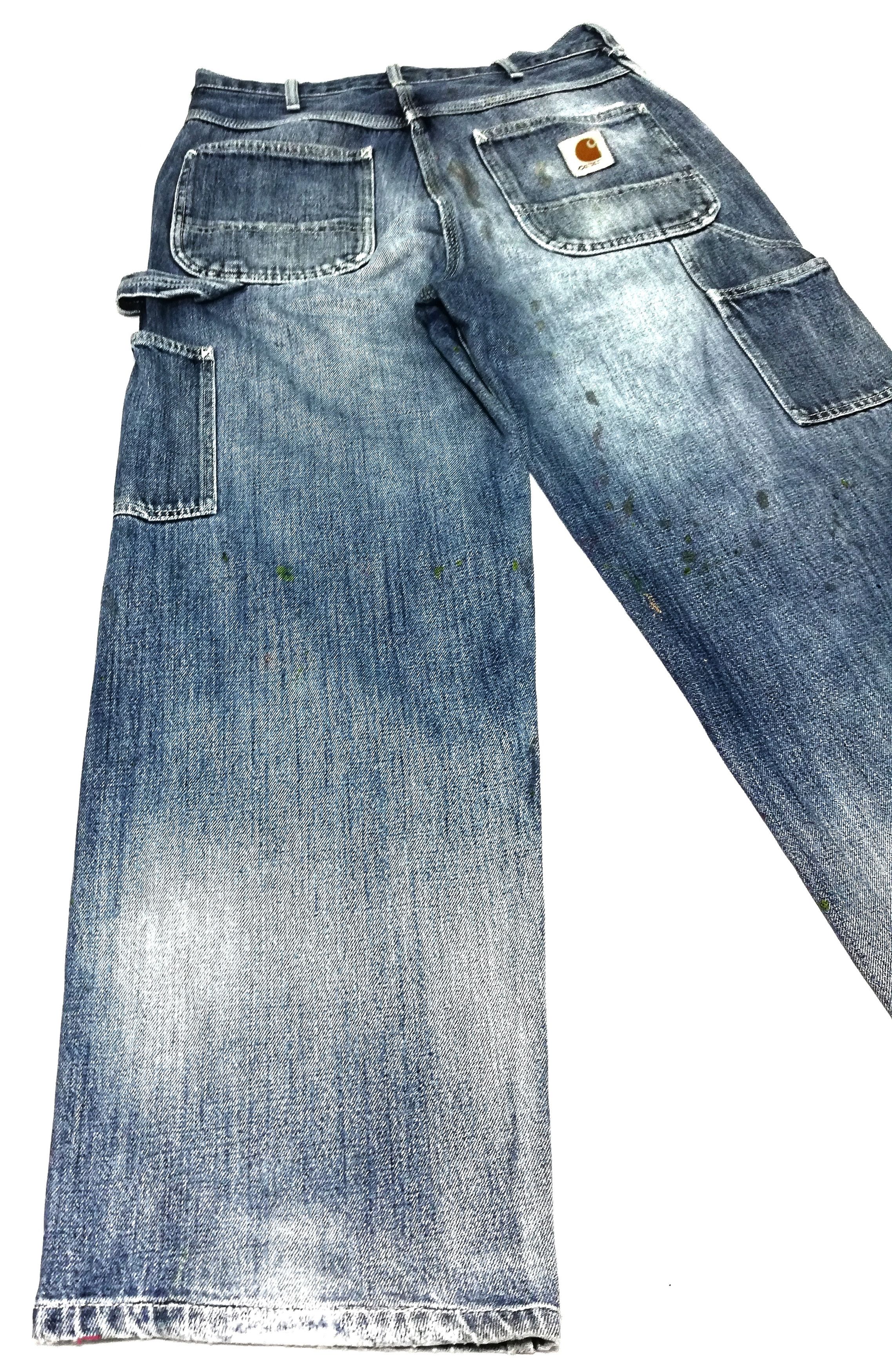 Carhartt × Carhartt Wip 🔥ICONIC Carhartt Distressed Paint Splatter Work Pants🔥 Size US 30 / EU 46 - 17 Thumbnail