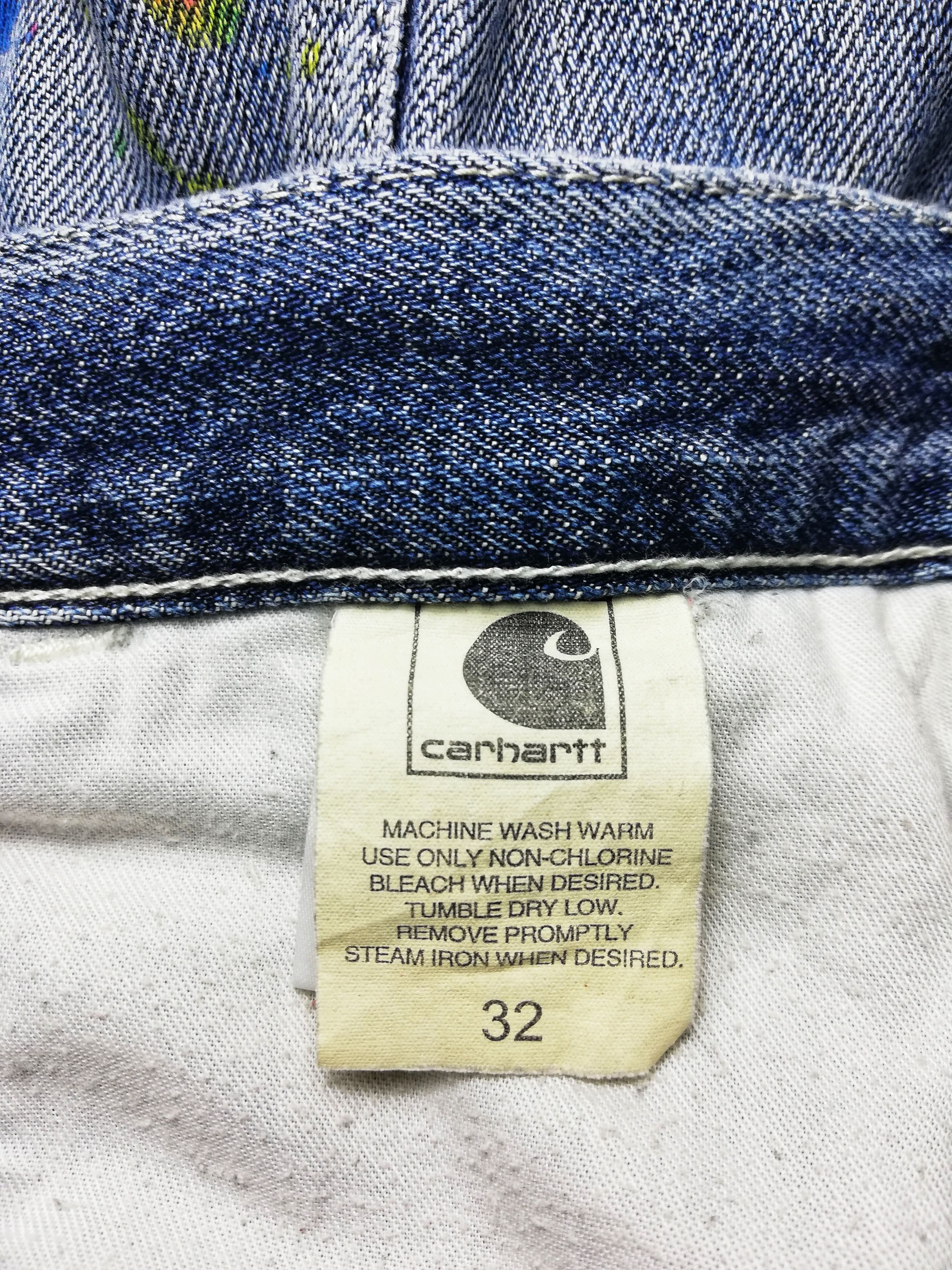 Carhartt × Carhartt Wip 🔥ICONIC Carhartt Distressed Paint Splatter Work Pants🔥 Size US 30 / EU 46 - 12 Thumbnail