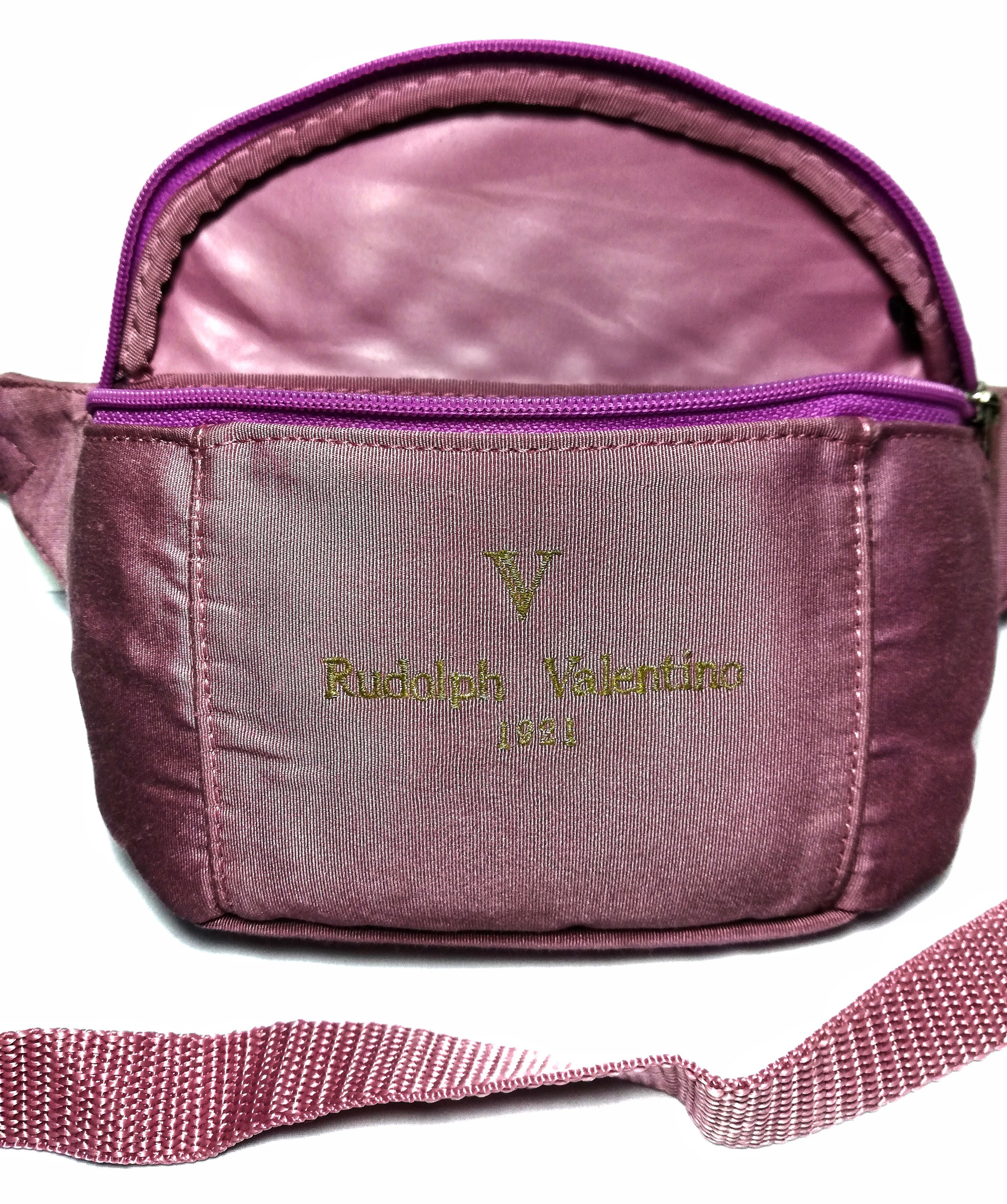 Valentino × Vintage 🔥Vintag Rare!! Rudolph Valentino Big Logo 1921 Waist Bag🔥 Size ONE SIZE - 10 Thumbnail