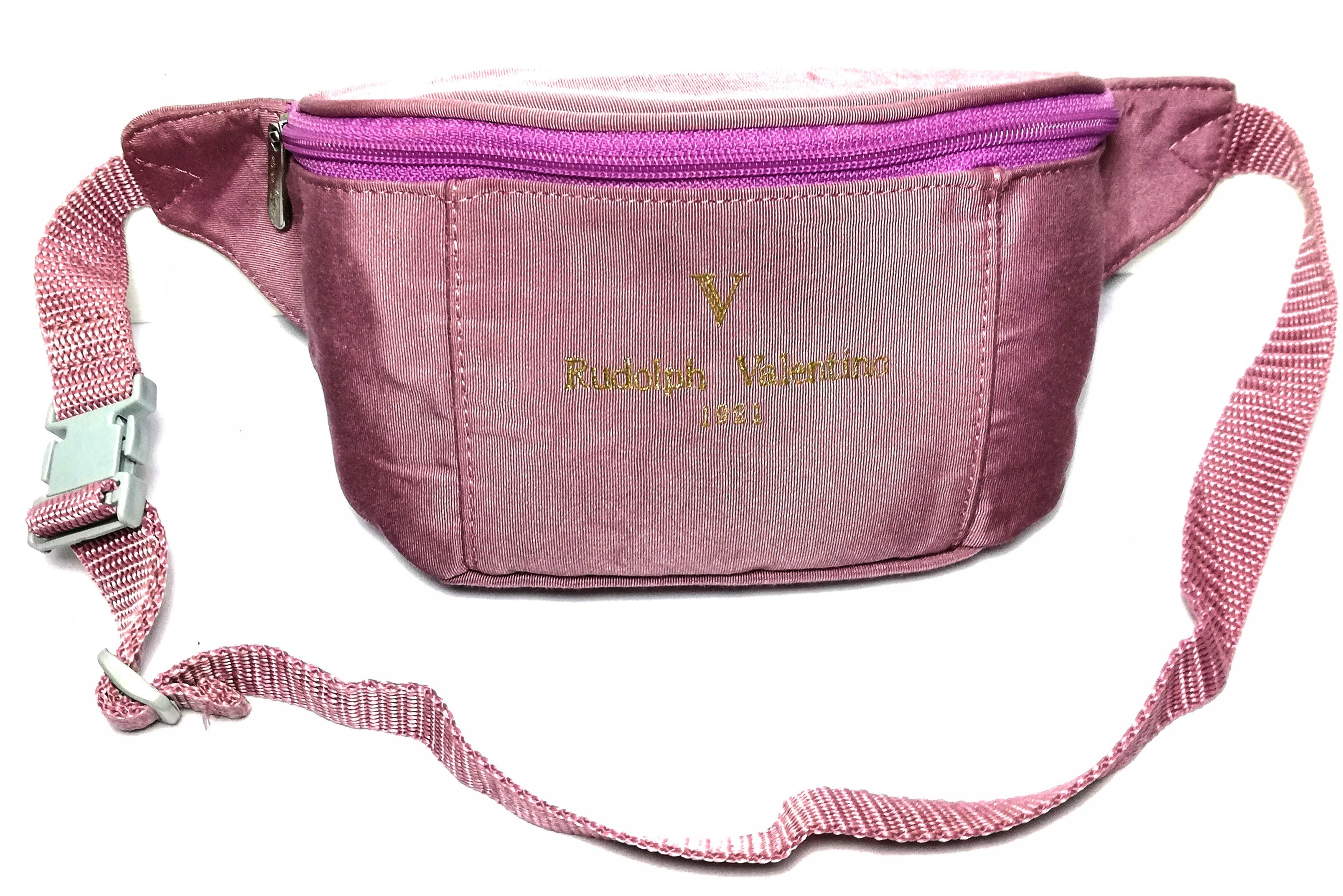 Valentino × Vintage 🔥Vintag Rare!! Rudolph Valentino Big Logo 1921 Waist Bag🔥 Size ONE SIZE - 2 Thumbnail