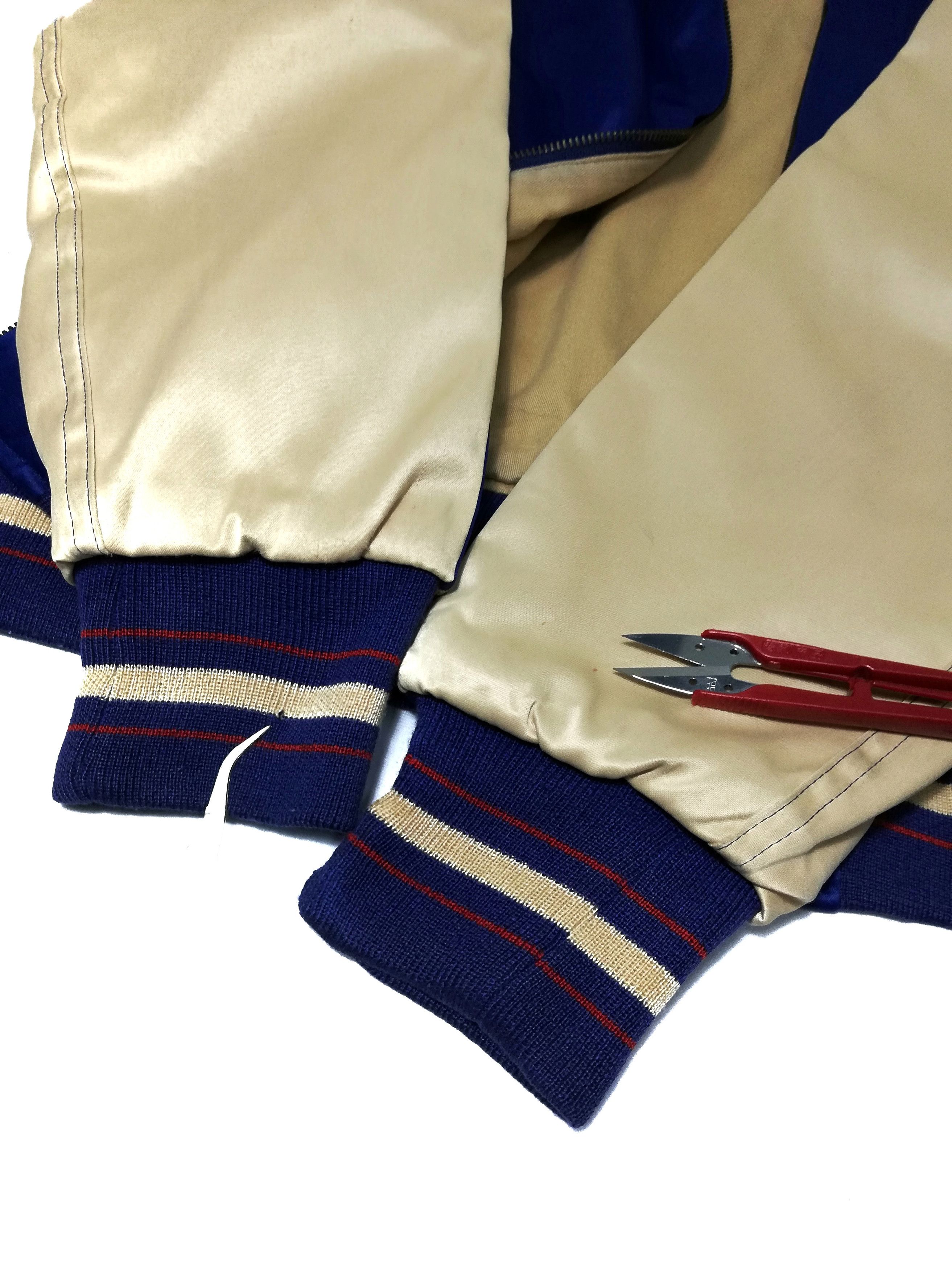 Sugar Cane × Toyo Enterprises 🔥Design 70's - 80's Sugar Came Co. Zipper Varsity Jacket🔥 Size US S / EU 44-46 / 1 - 16 Thumbnail