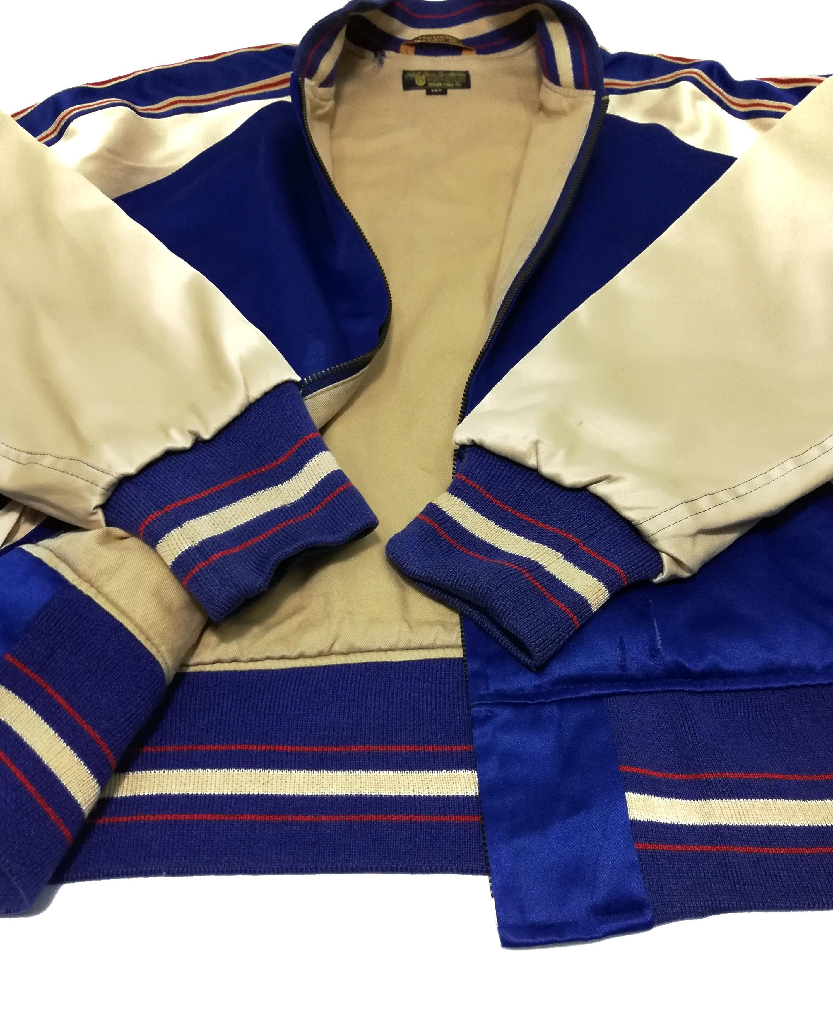 Sugar Cane × Toyo Enterprises 🔥Design 70's - 80's Sugar Came Co. Zipper Varsity Jacket🔥 Size US S / EU 44-46 / 1 - 15 Thumbnail