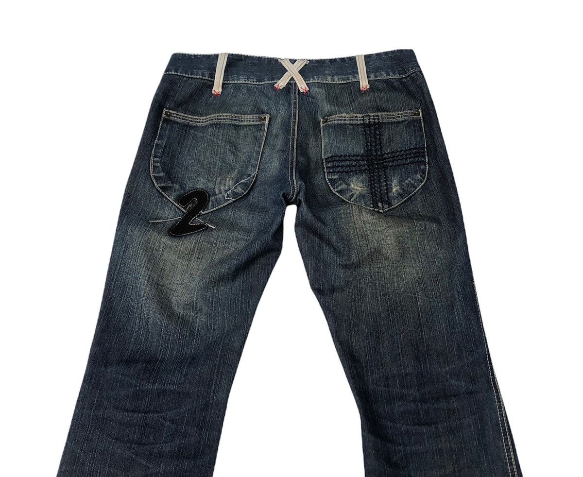 Japanese Brand 🔥Japanese Recyclage Distressed Flare Jeans🔥 Size US 31 - 5 Thumbnail