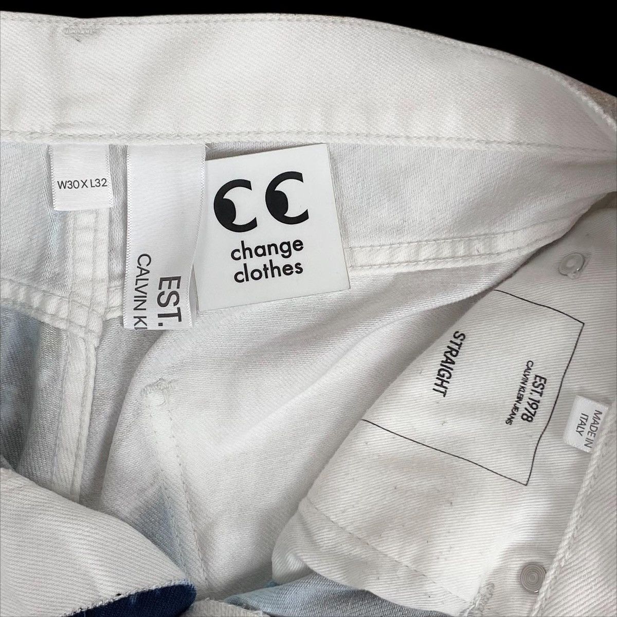 Calvin Klein 205W39NYC raf simons calvin klein est 1978 painted barn denim jeans Size US 30 / EU 46 - 6 Thumbnail