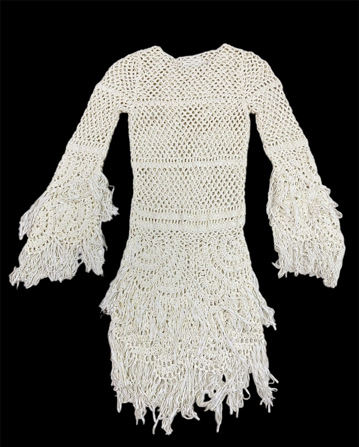 Hysteric Glamour Vintage Hysteric Glamour Punk Fringe Knitting Netted Dress Size XS / US 0-2 / IT 36-38 - 2 Thumbnail