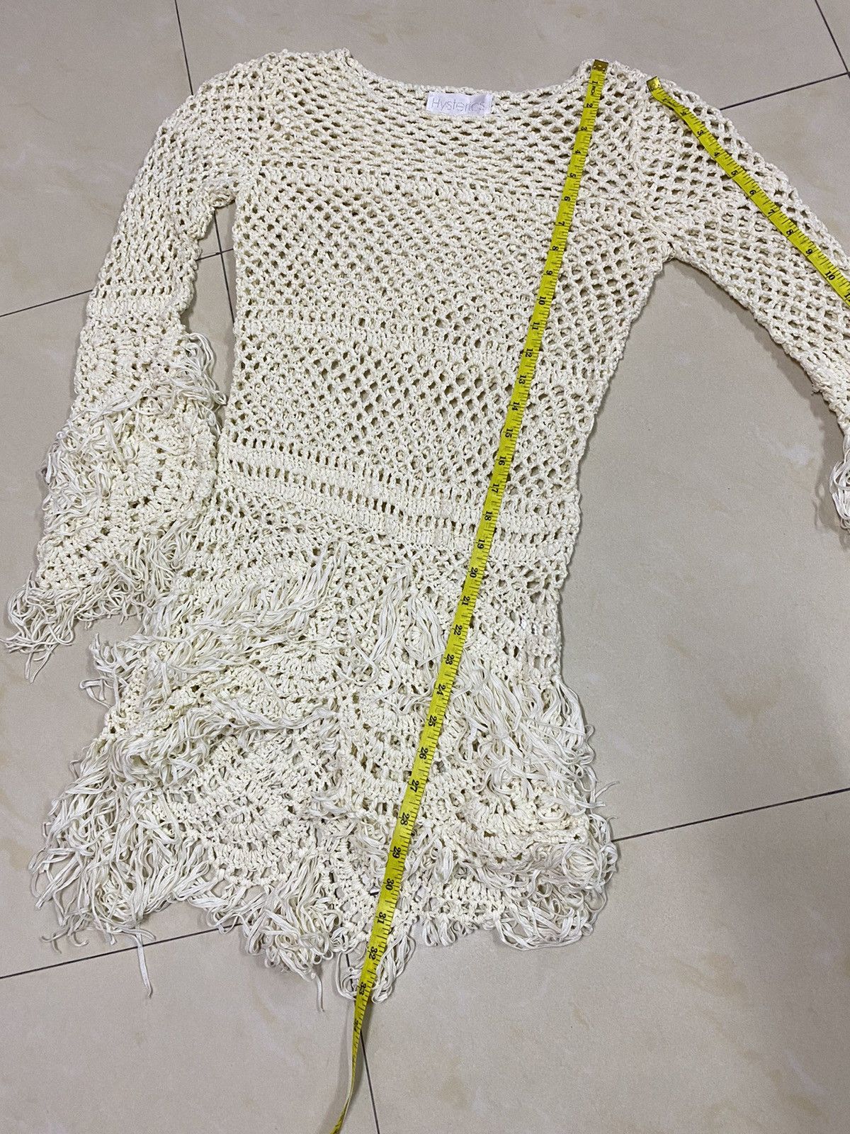 Hysteric Glamour Vintage Hysteric Glamour Punk Fringe Knitting Netted Dress Size XS / US 0-2 / IT 36-38 - 13 Thumbnail