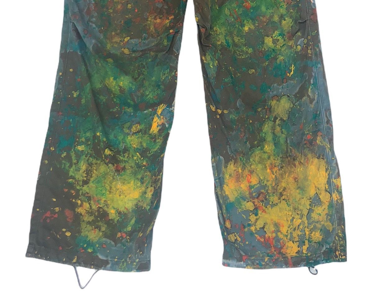 gomme 🔥Mega Rare 🔥Gomme Custom Painted“Forrest Gump”Cargo Pants Size US 33 - 4 Thumbnail