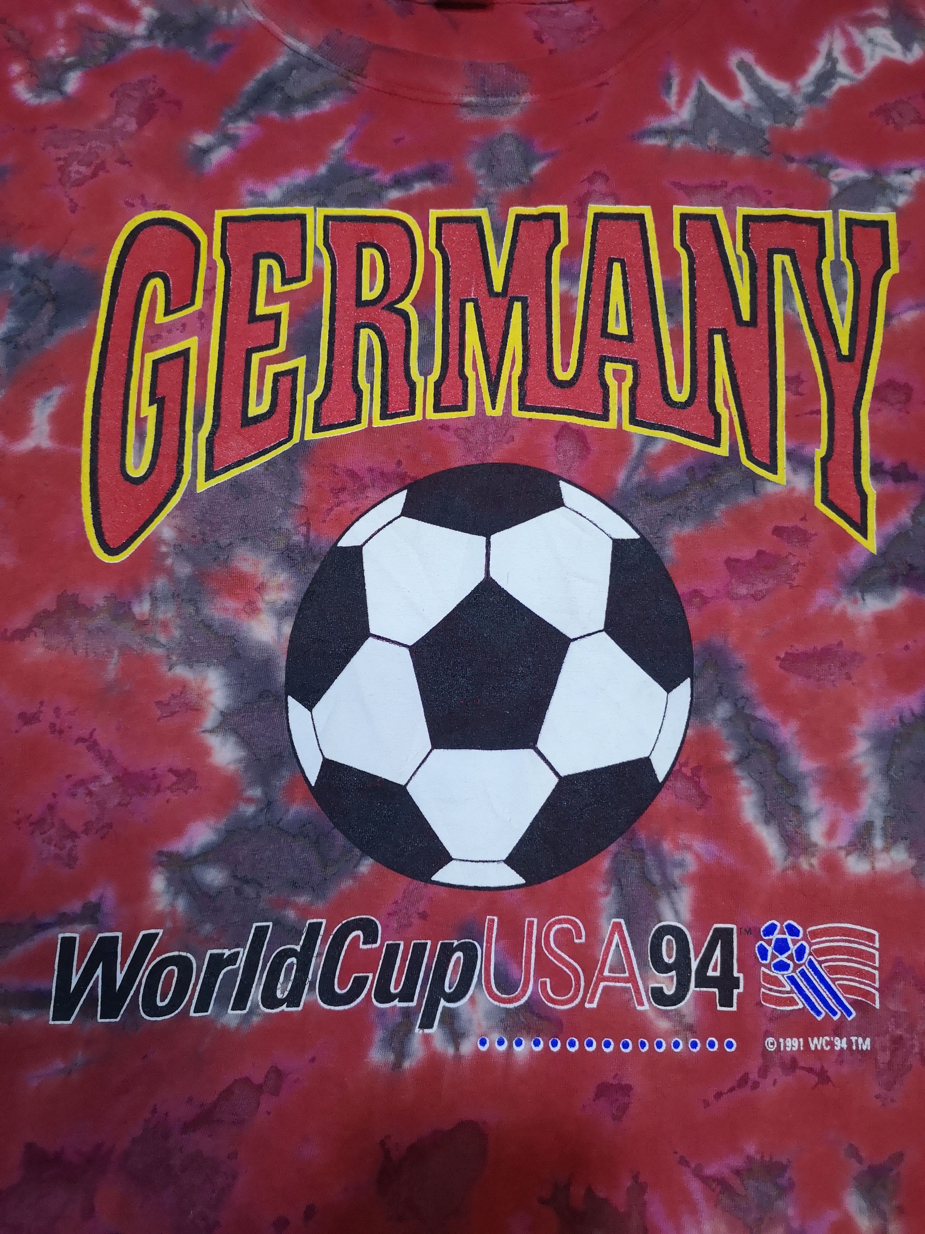 Vintage "WORLD CUP USA 1994" NICE VINTAGE TEE Size US XXL / EU 58 / 5 - 3 Thumbnail