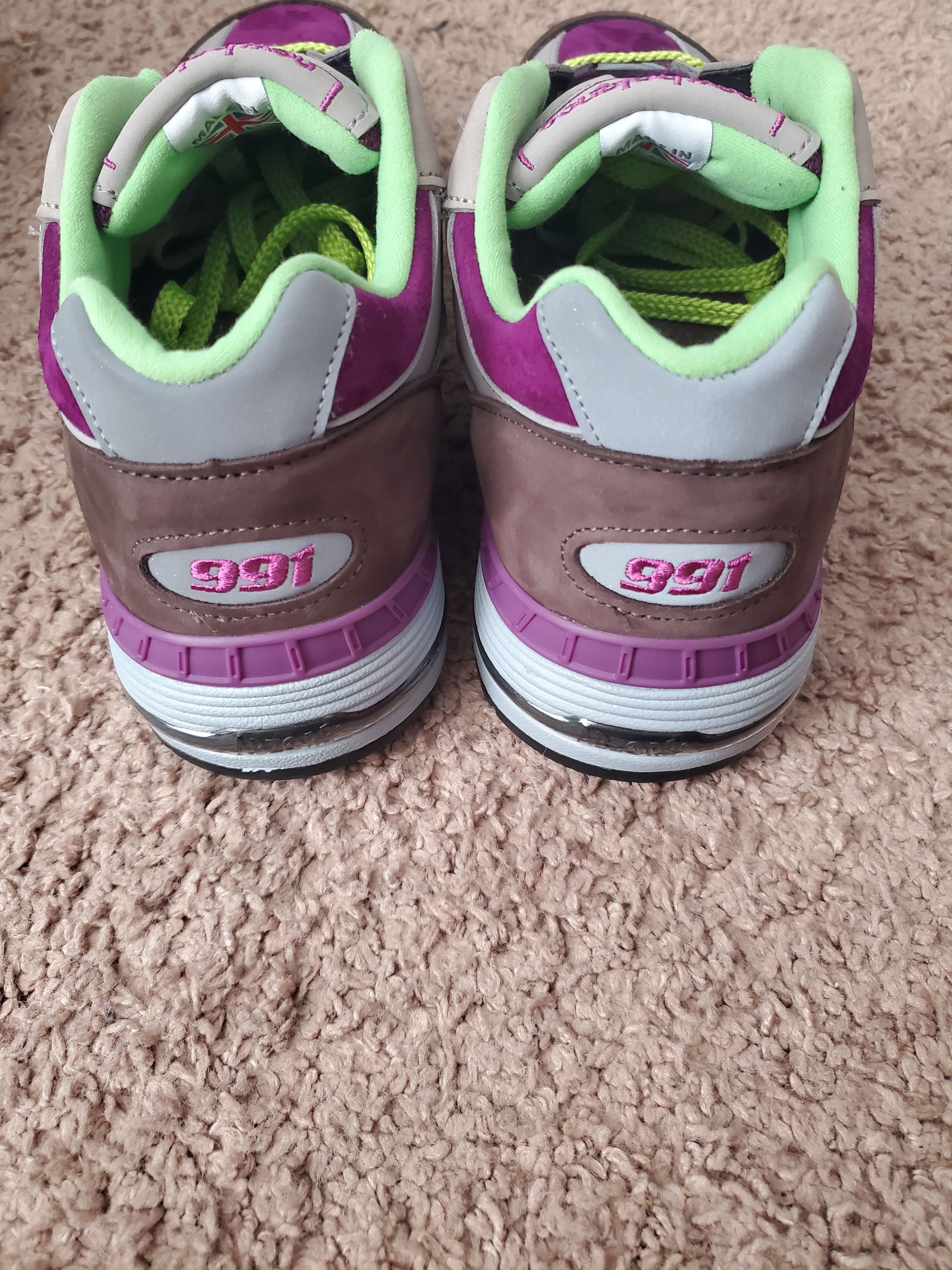 New Balance × Stray Rats STRAY RATS NEW BALANCE 991 Brown/Purple Size US 9.5 / EU 42-43 - 4 Thumbnail
