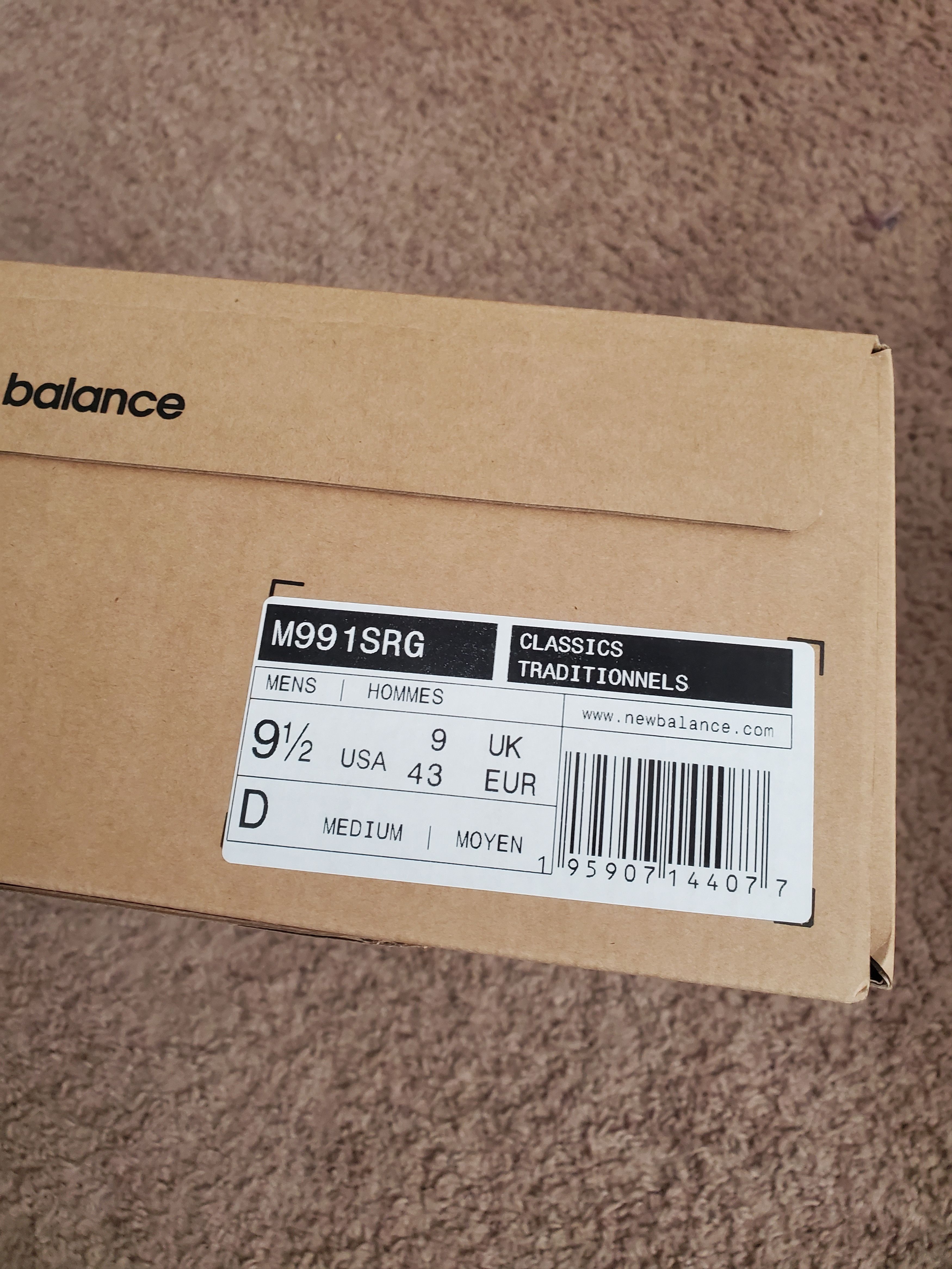 New Balance × Stray Rats STRAY RATS NEW BALANCE 991 Brown/Purple Size US 9.5 / EU 42-43 - 5 Thumbnail