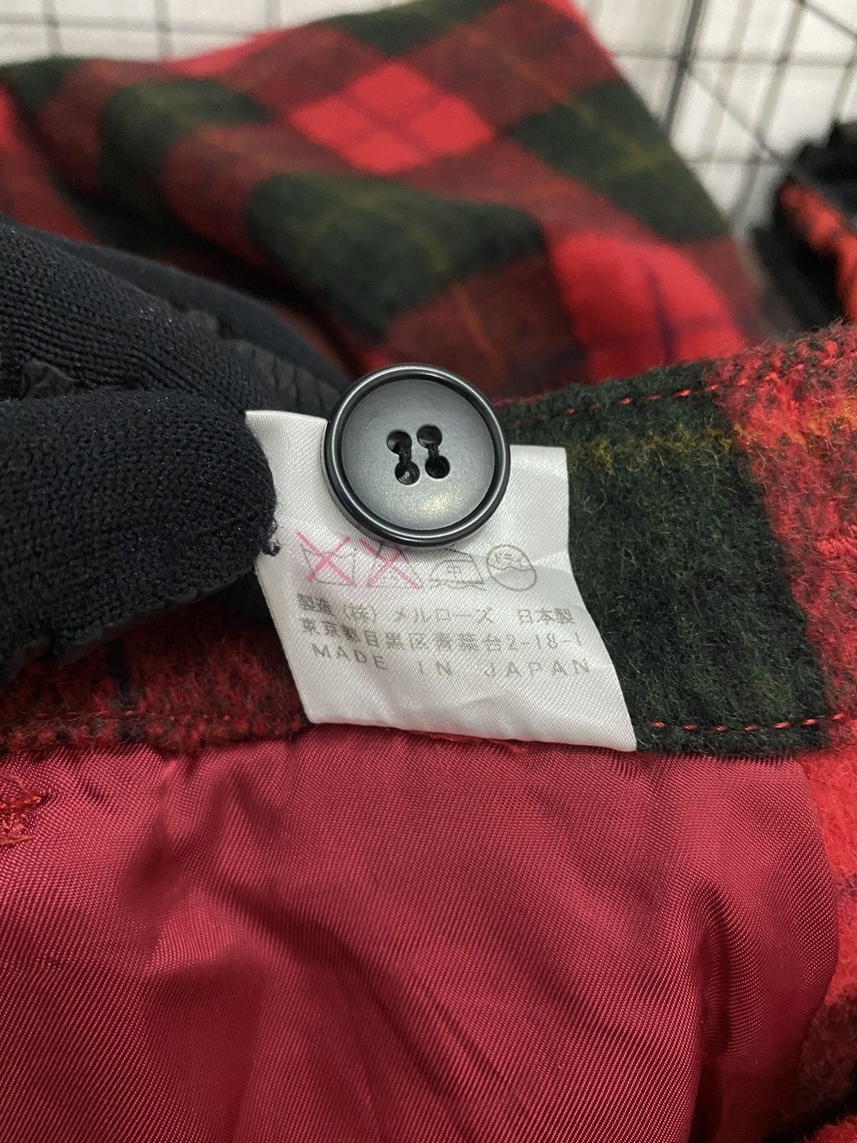 Japanese Brand NAKED BUNCH FLANNEL PANT WOOL FABRIC NICE DESIGN Size US 33 - 11 Thumbnail