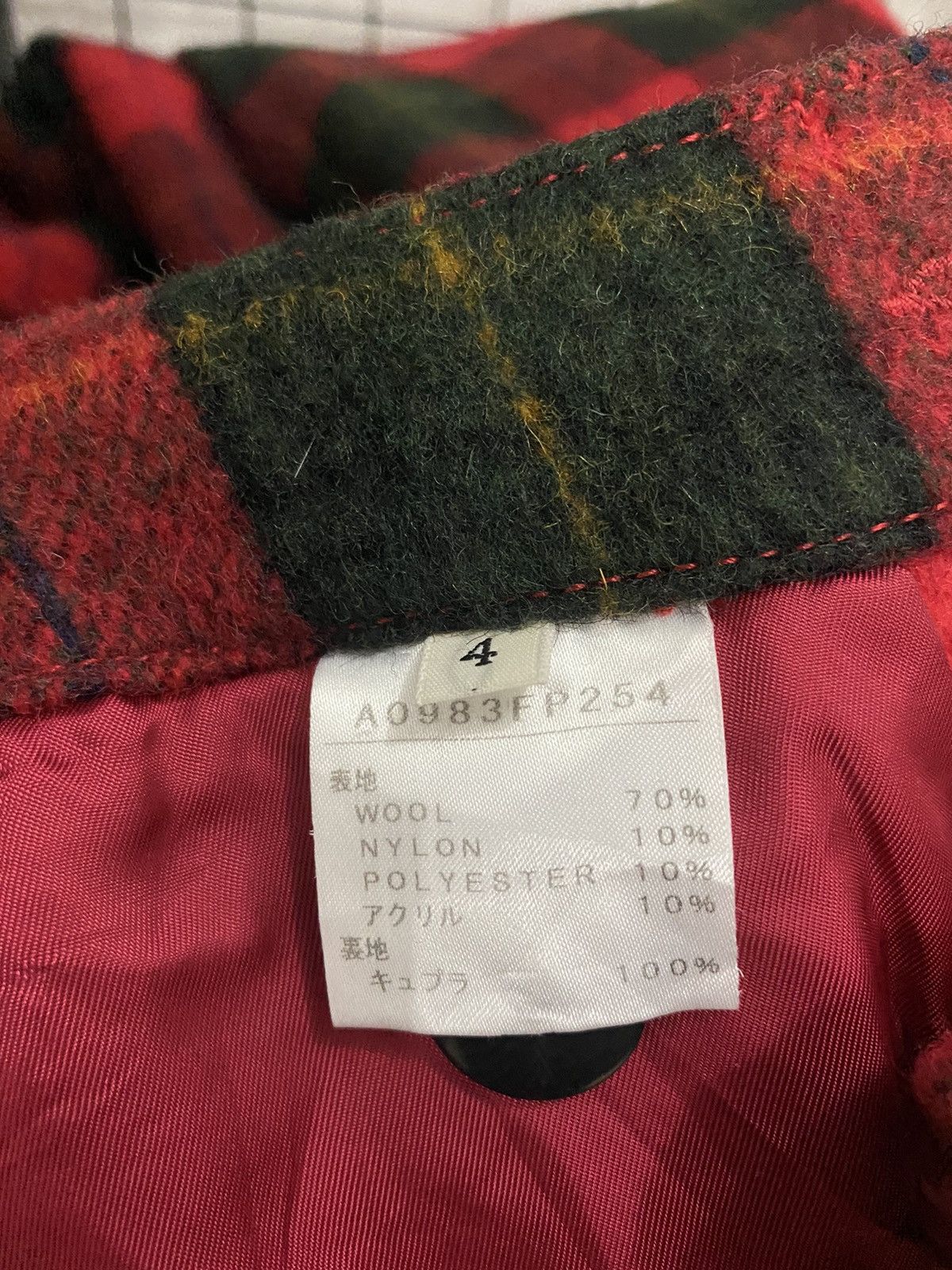 Japanese Brand NAKED BUNCH FLANNEL PANT WOOL FABRIC NICE DESIGN Size US 33 - 10 Thumbnail