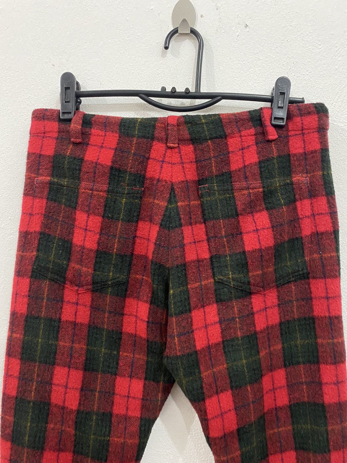 Japanese Brand NAKED BUNCH FLANNEL PANT WOOL FABRIC NICE DESIGN Size US 33 - 7 Thumbnail