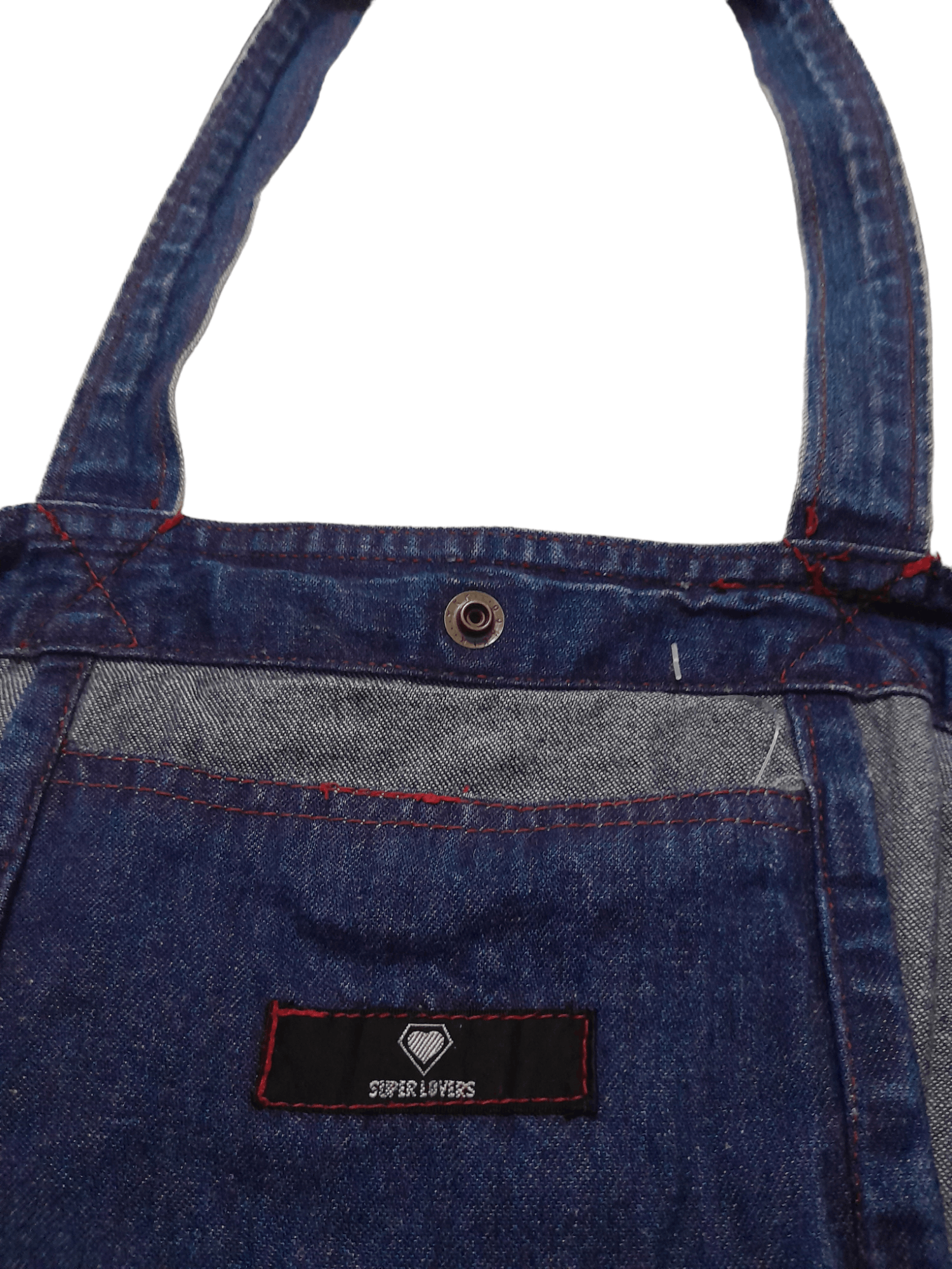 Anime 1995 Super Lovers x Anime Japan Denim Tote (E517) Size ONE SIZE - 5 Thumbnail