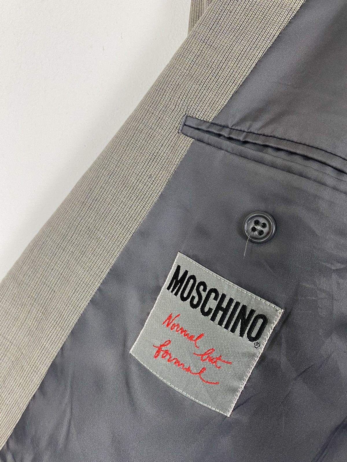 Moschino × Other Normal Cut Formal Blazer by Moschino- Medium Size Size US M / EU 48-50 / 2 - 7 Thumbnail