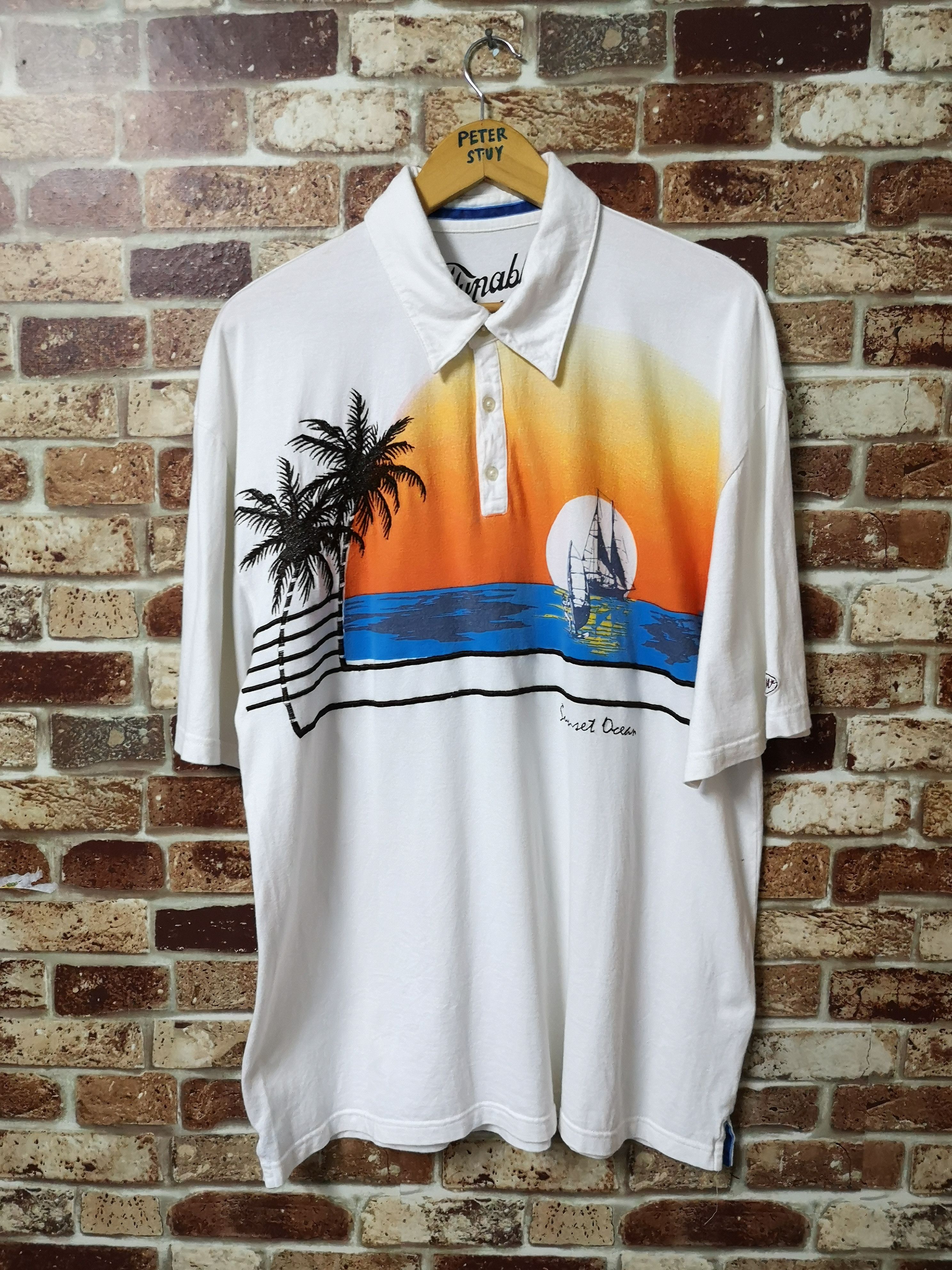 Japanese Brand 🔥Junably Impact Polo Shirt Nice Design Size US XXL / EU 58 / 5 - 1 Thumbnail
