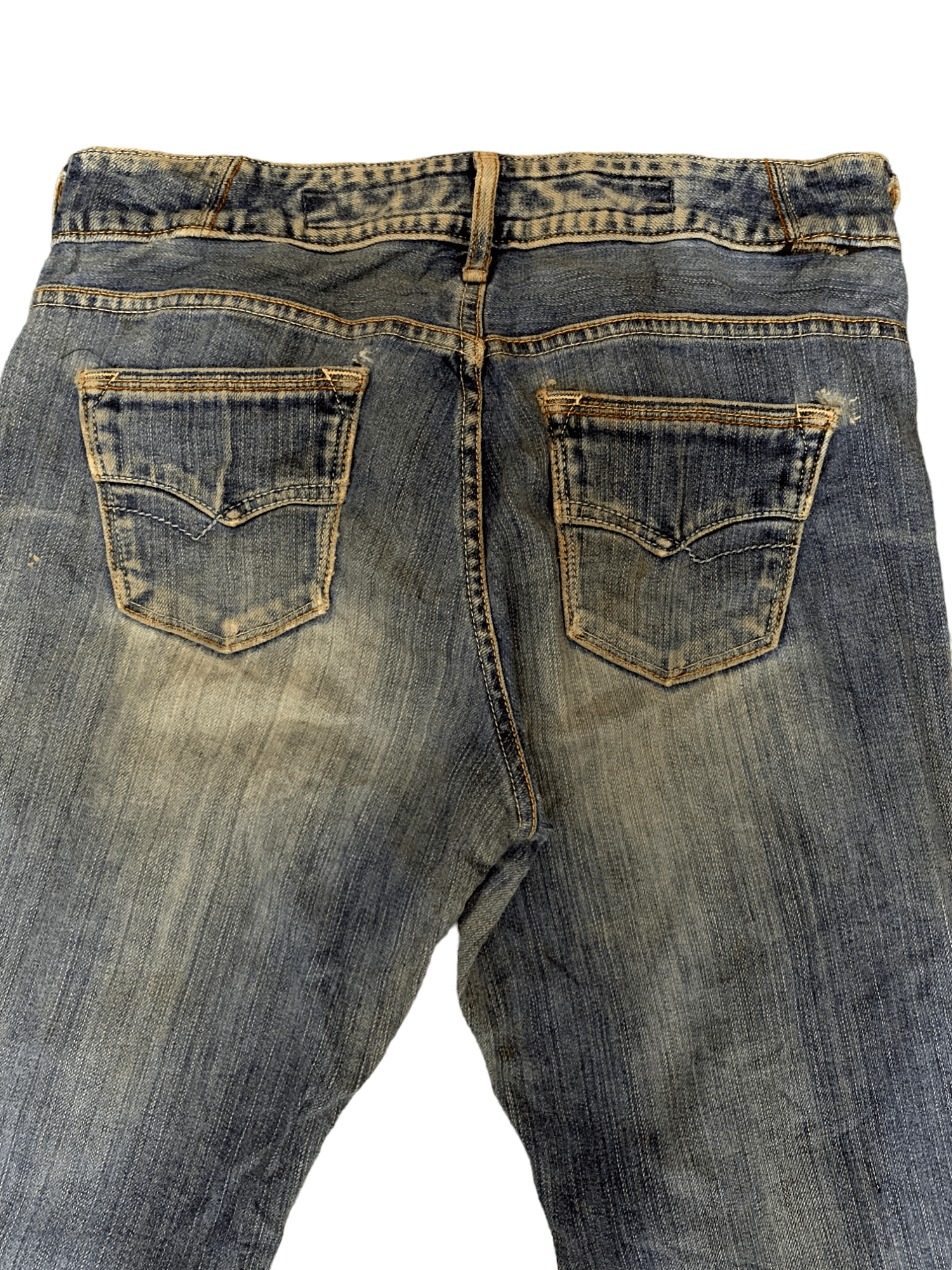 Japanese Brand Vintage Japanese Brand Mud Wash Flare Jeans Size US 28 / EU 44 - 6 Thumbnail