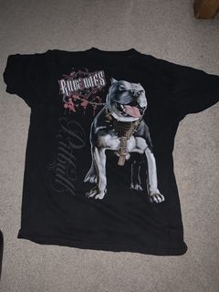 Rude dog pitbull t shirts sale