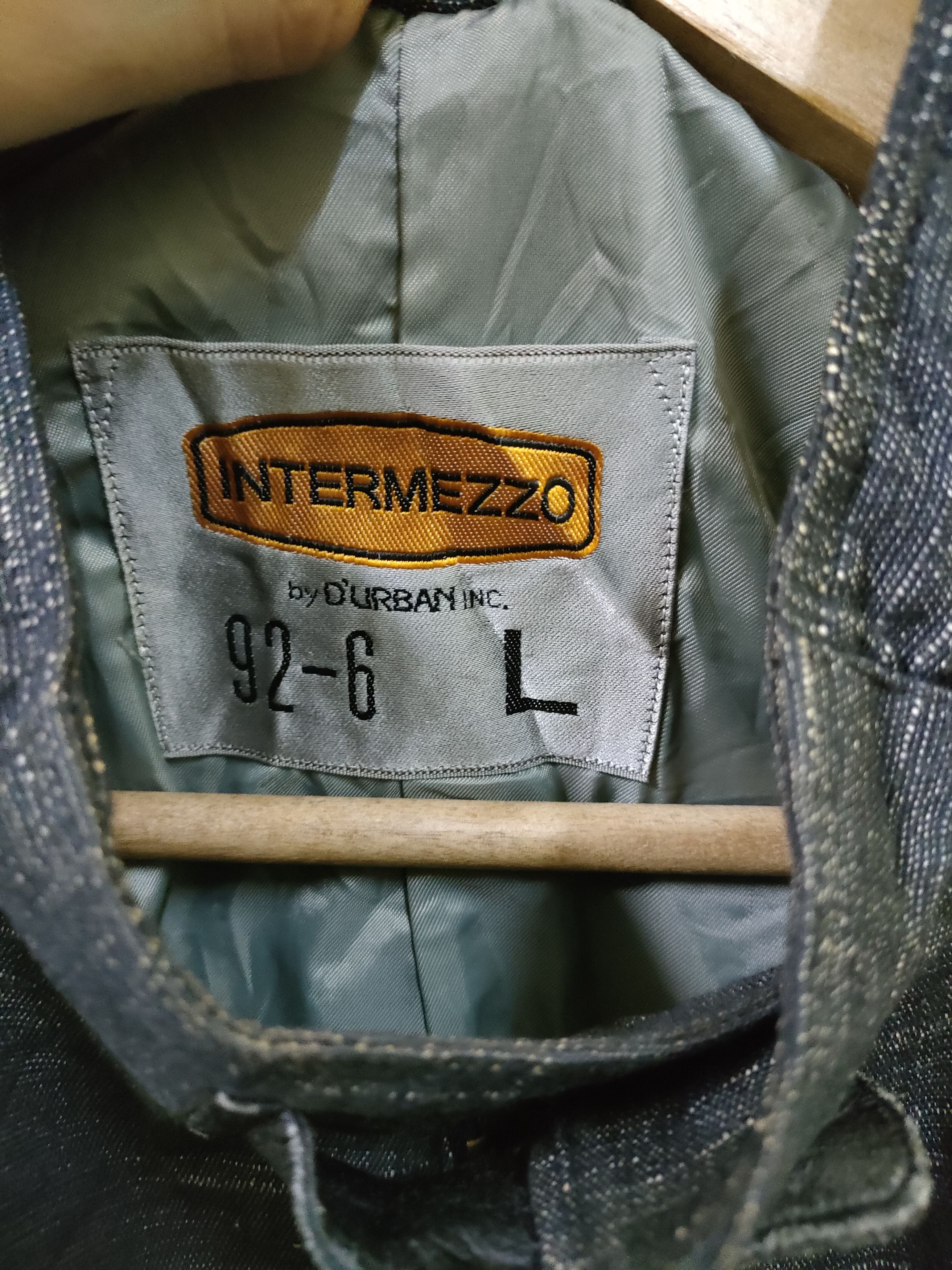 Japanese Brand Intermezzo By D'Urban Denim Jacket Size US L / EU 52-54 / 3 - 7 Thumbnail
