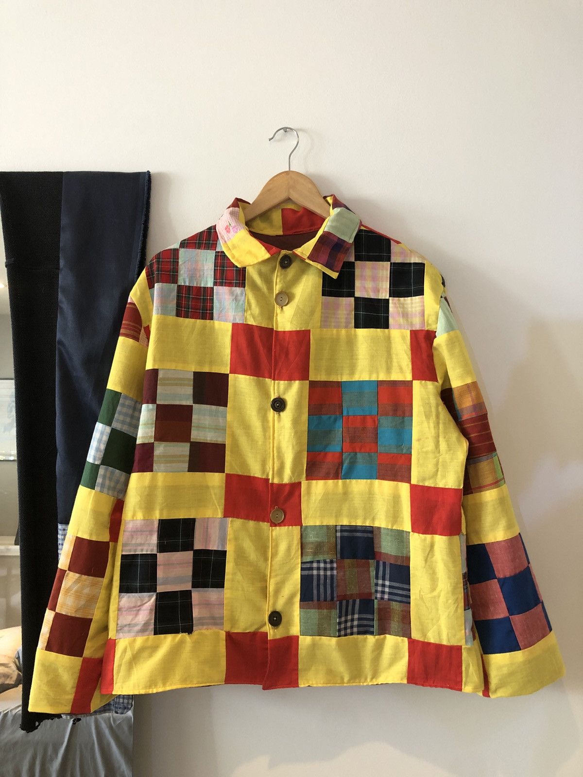 Chorley × Handmade Chorley patchwork quilted blanket chore work jacket Size US L / EU 52-54 / 3 - 1 Thumbnail
