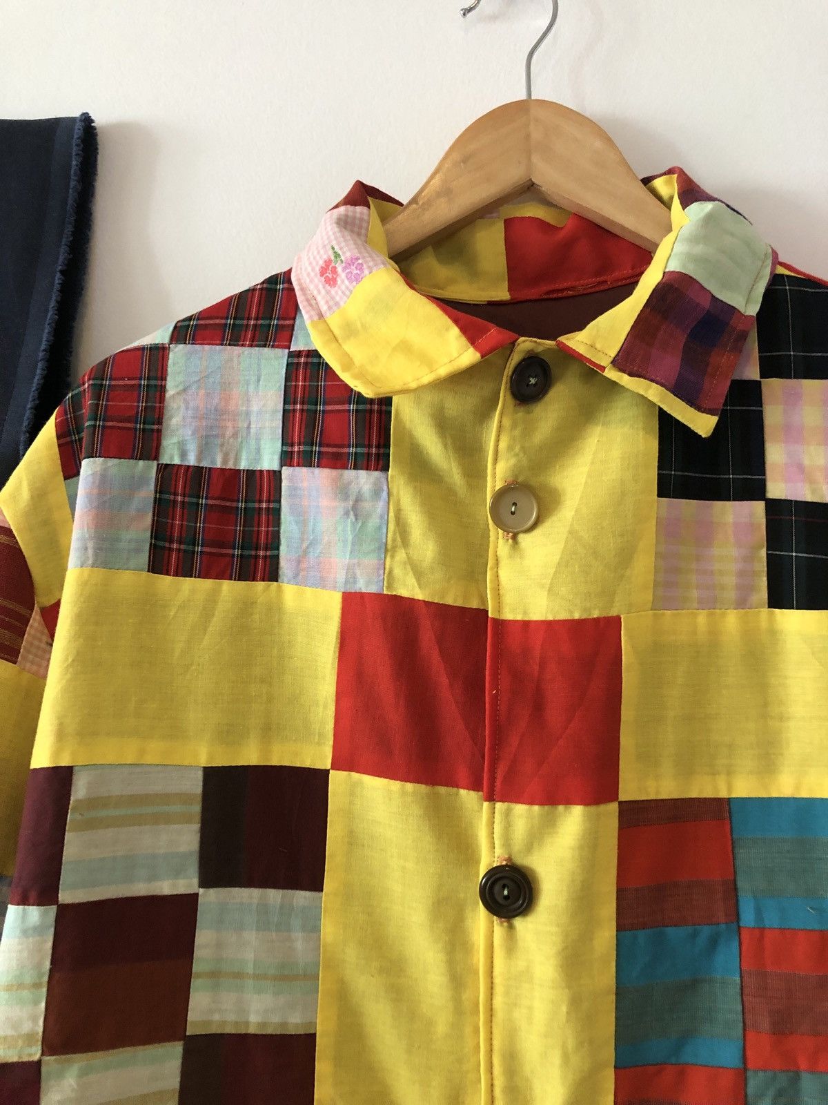 Chorley × Handmade Chorley patchwork quilted blanket chore work jacket Size US L / EU 52-54 / 3 - 2 Thumbnail