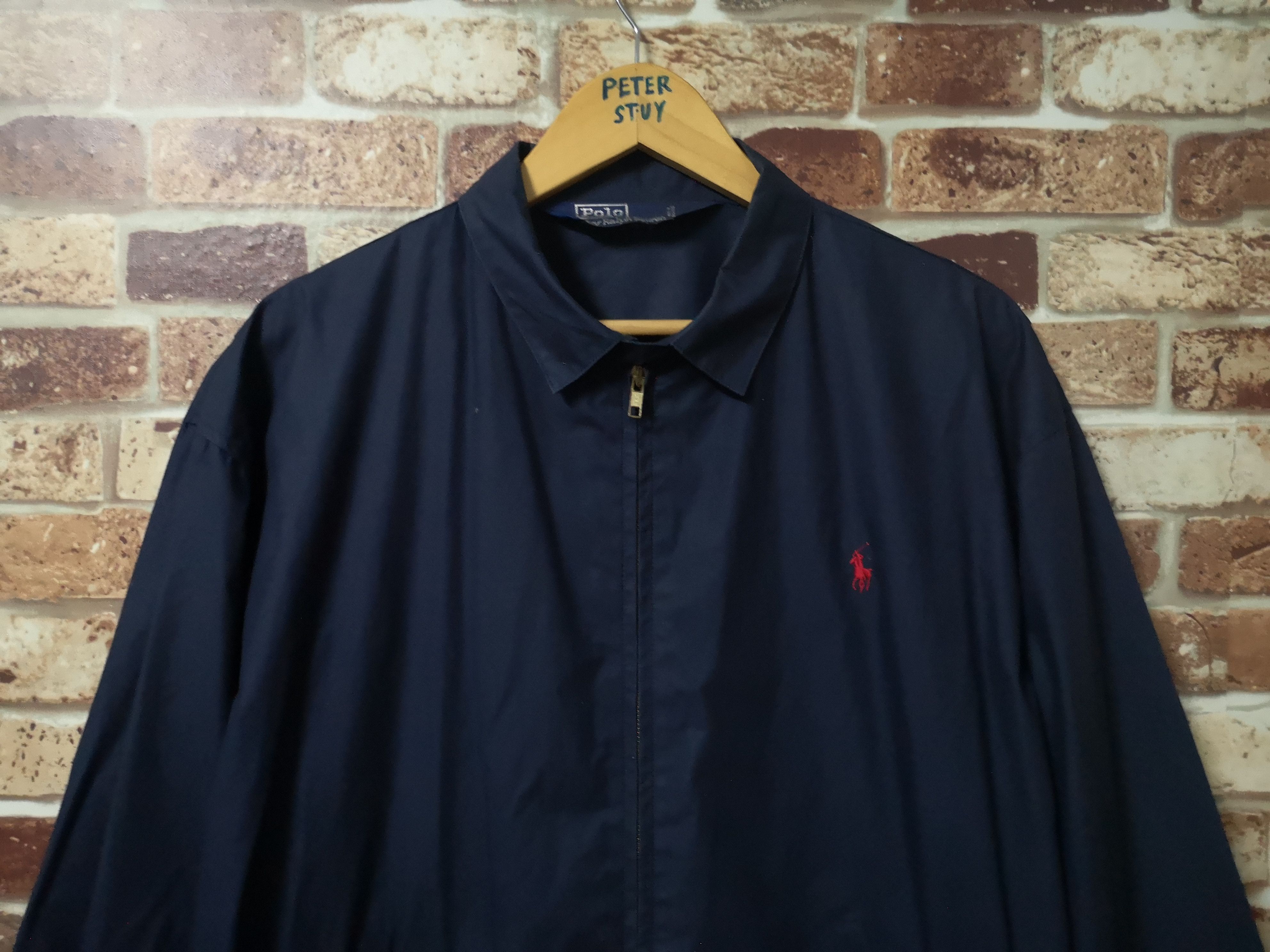 Polo Ralph Lauren Polo By Ralph Lauren Zipper Down Jacket Vintage Design Size US XL / EU 56 / 4 - 2 Thumbnail
