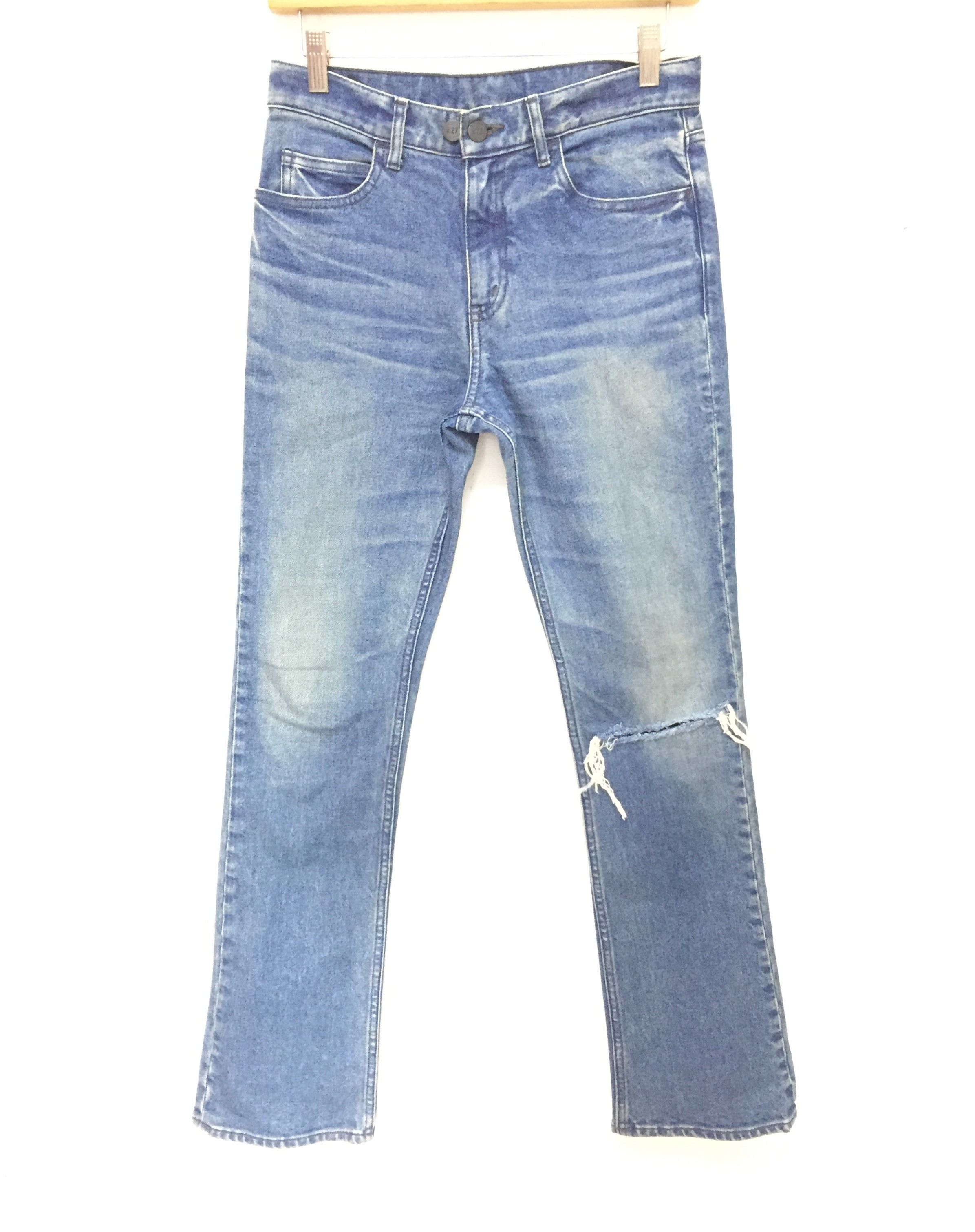 N.Hoolywood N. Hoolywood Distressed mud Wash Denim Size US 28 / EU 44 - 2 Thumbnail