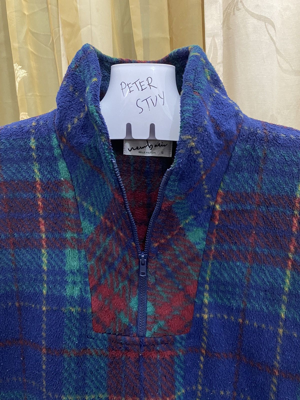 Vintage Belle Maison Nice Design Flanel Fleece Sweater Size US S / EU 44-46 / 1 - 3 Thumbnail