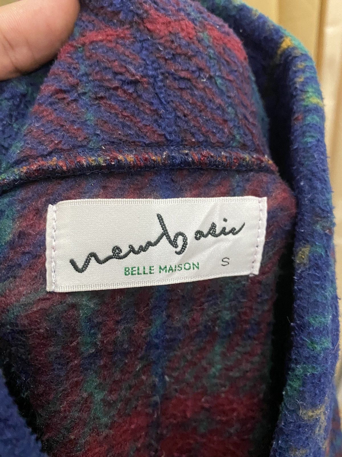 Vintage Belle Maison Nice Design Flanel Fleece Sweater Size US S / EU 44-46 / 1 - 4 Thumbnail