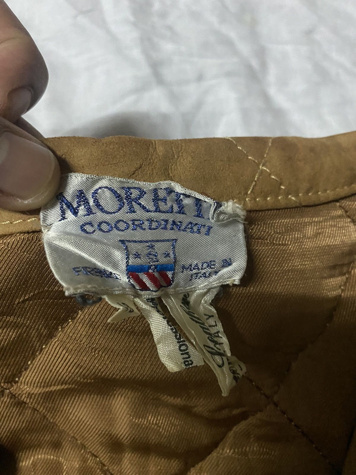 Leather MORETTI MADE IN ITALY GENUINE LEATHER VEST Size US M / EU 48-50 / 2 - 6 Thumbnail