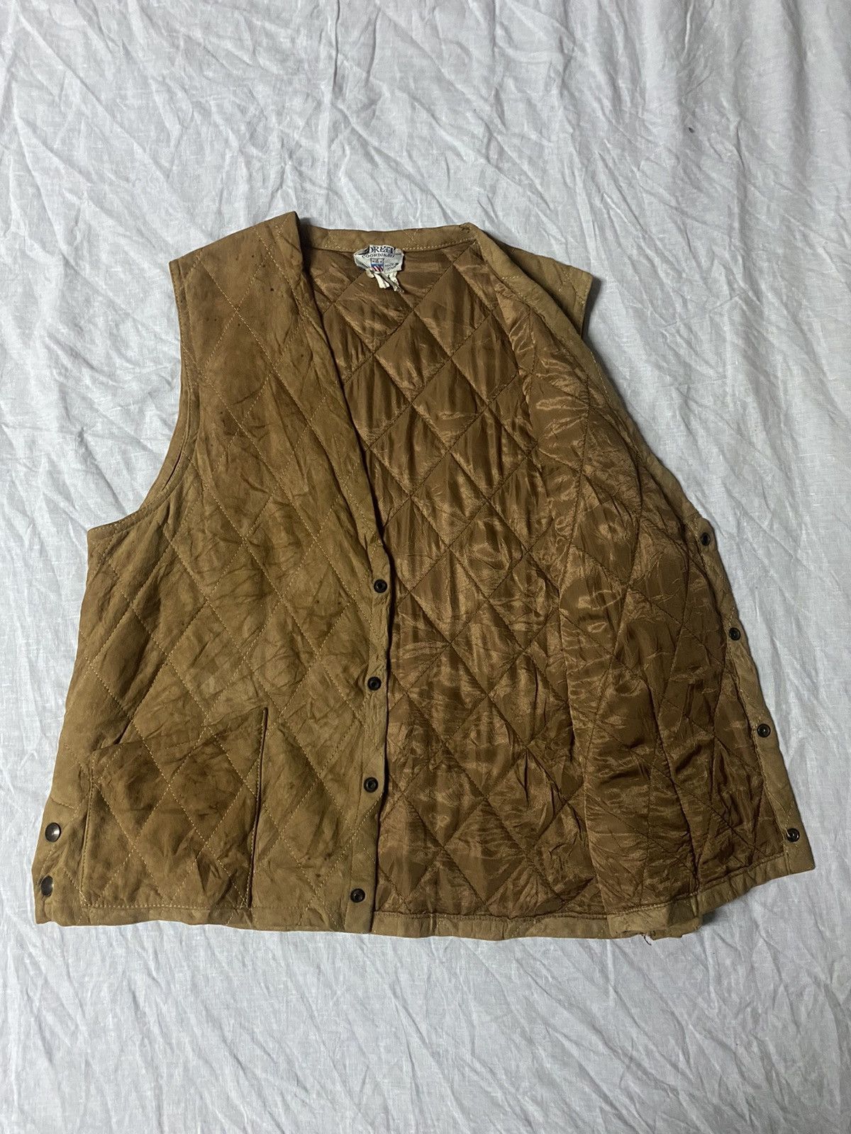 Leather MORETTI MADE IN ITALY GENUINE LEATHER VEST Size US M / EU 48-50 / 2 - 2 Thumbnail